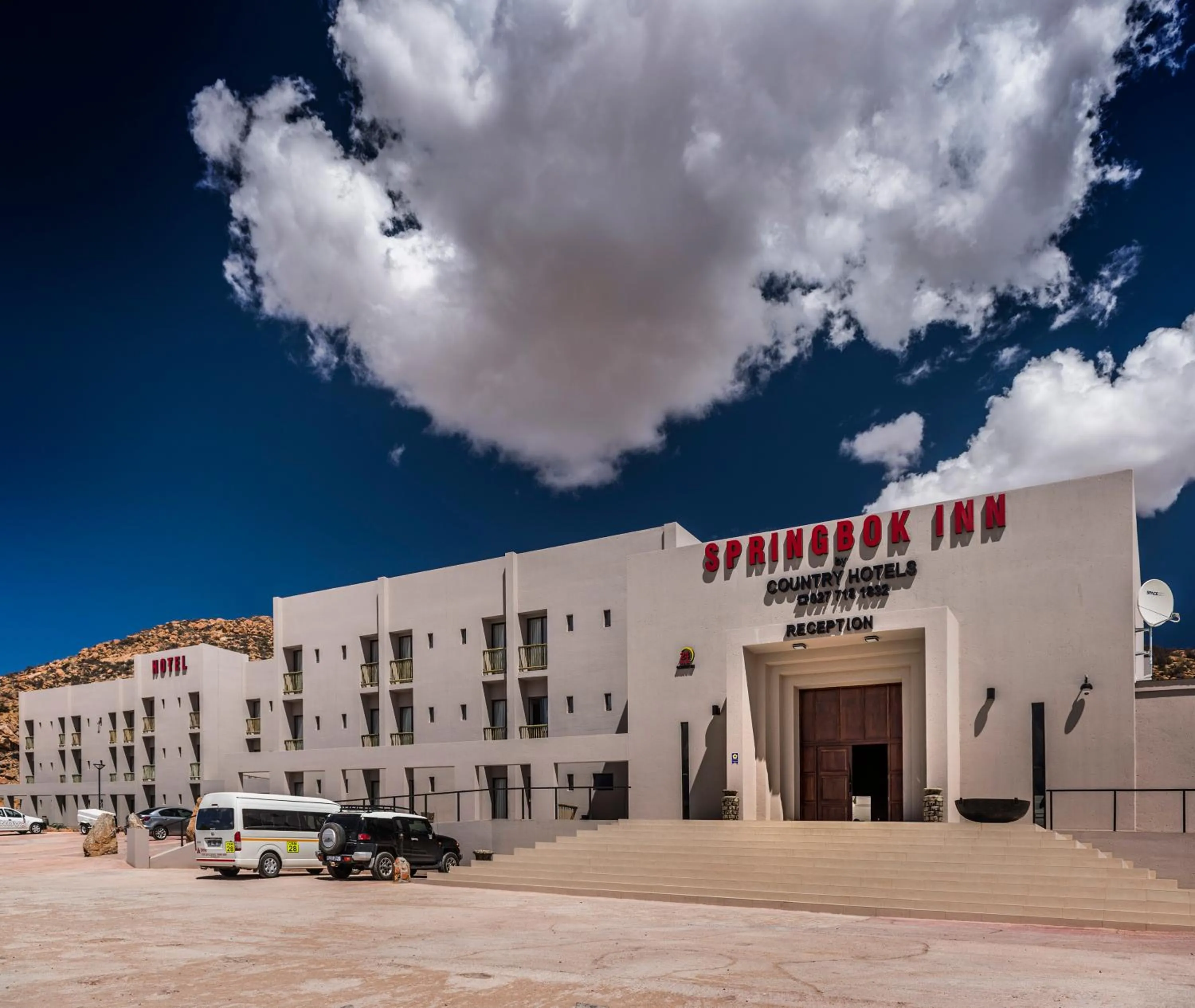 Property building in Springbok Inn