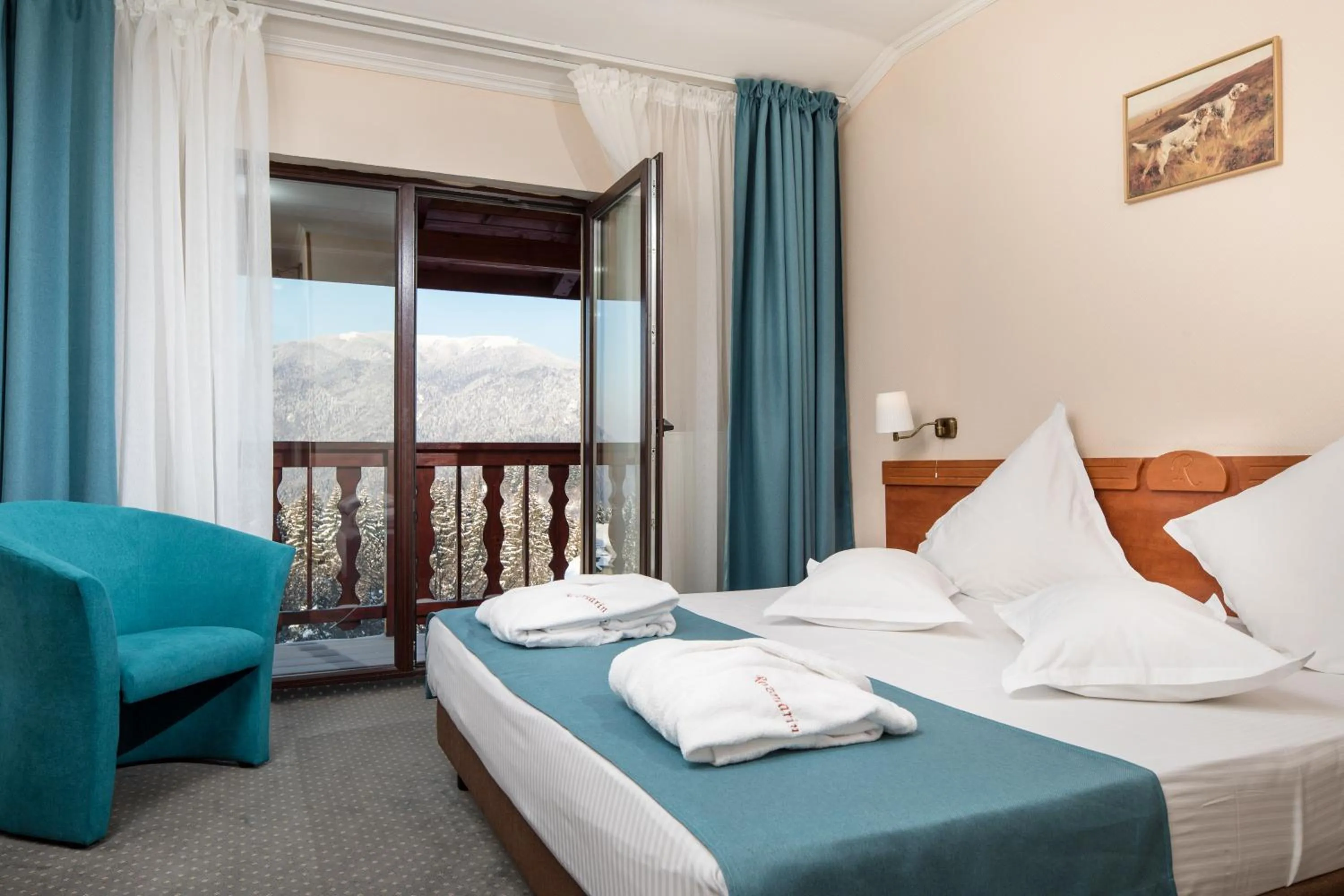 Natural landscape, Bed in Hotel Rozmarin