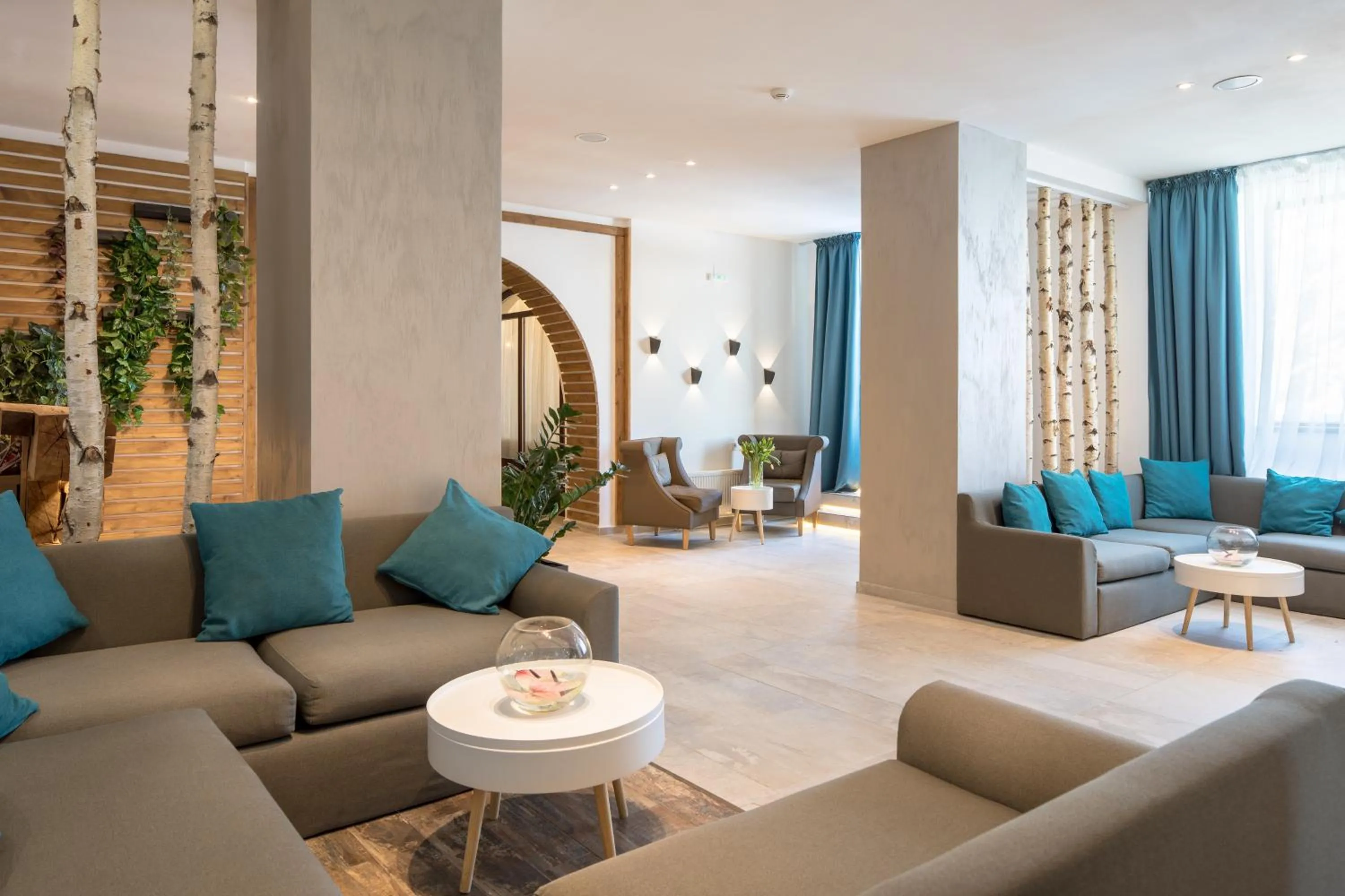 Seating area in Hotel Rozmarin