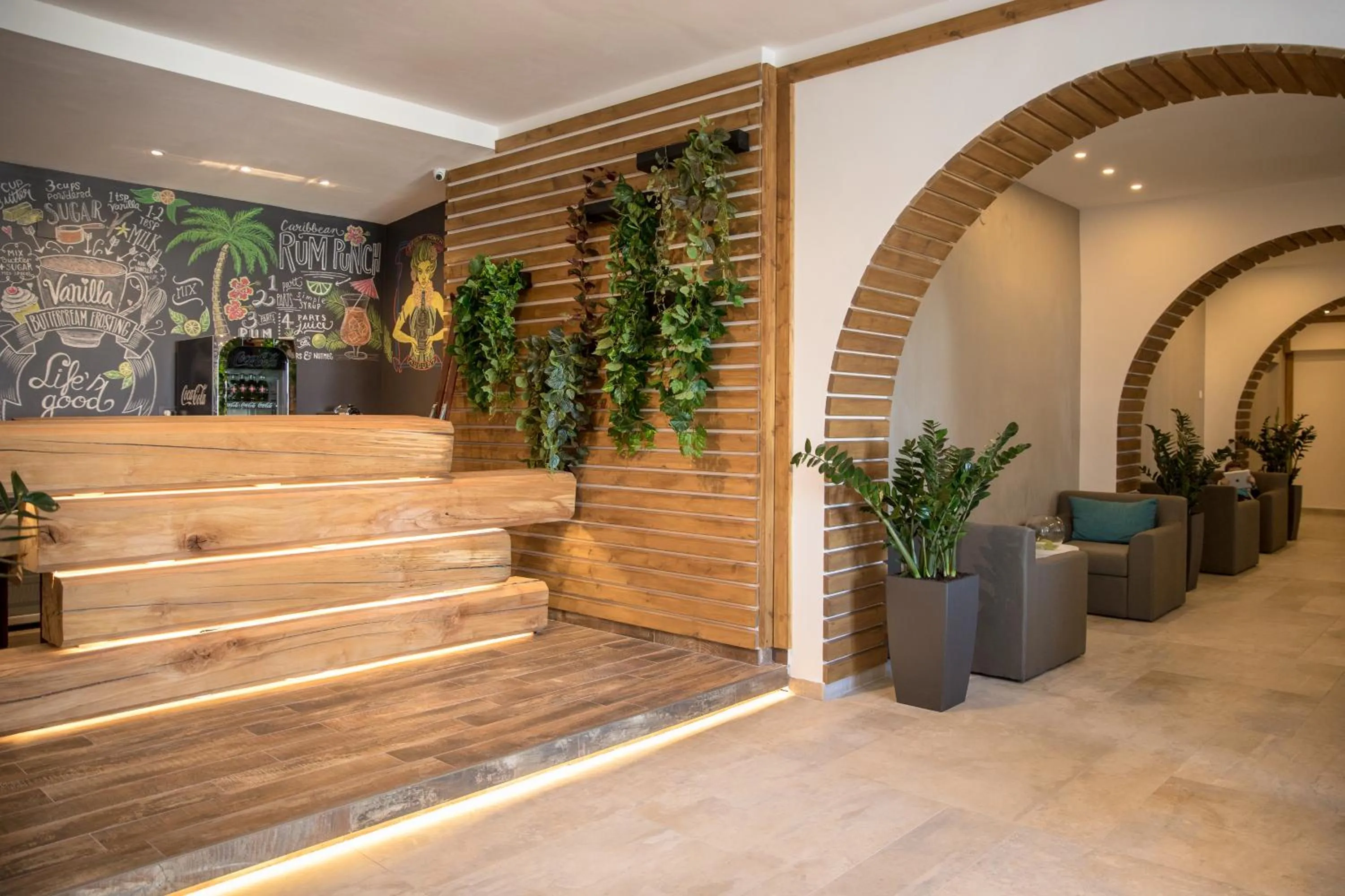 Seating area in Hotel Rozmarin