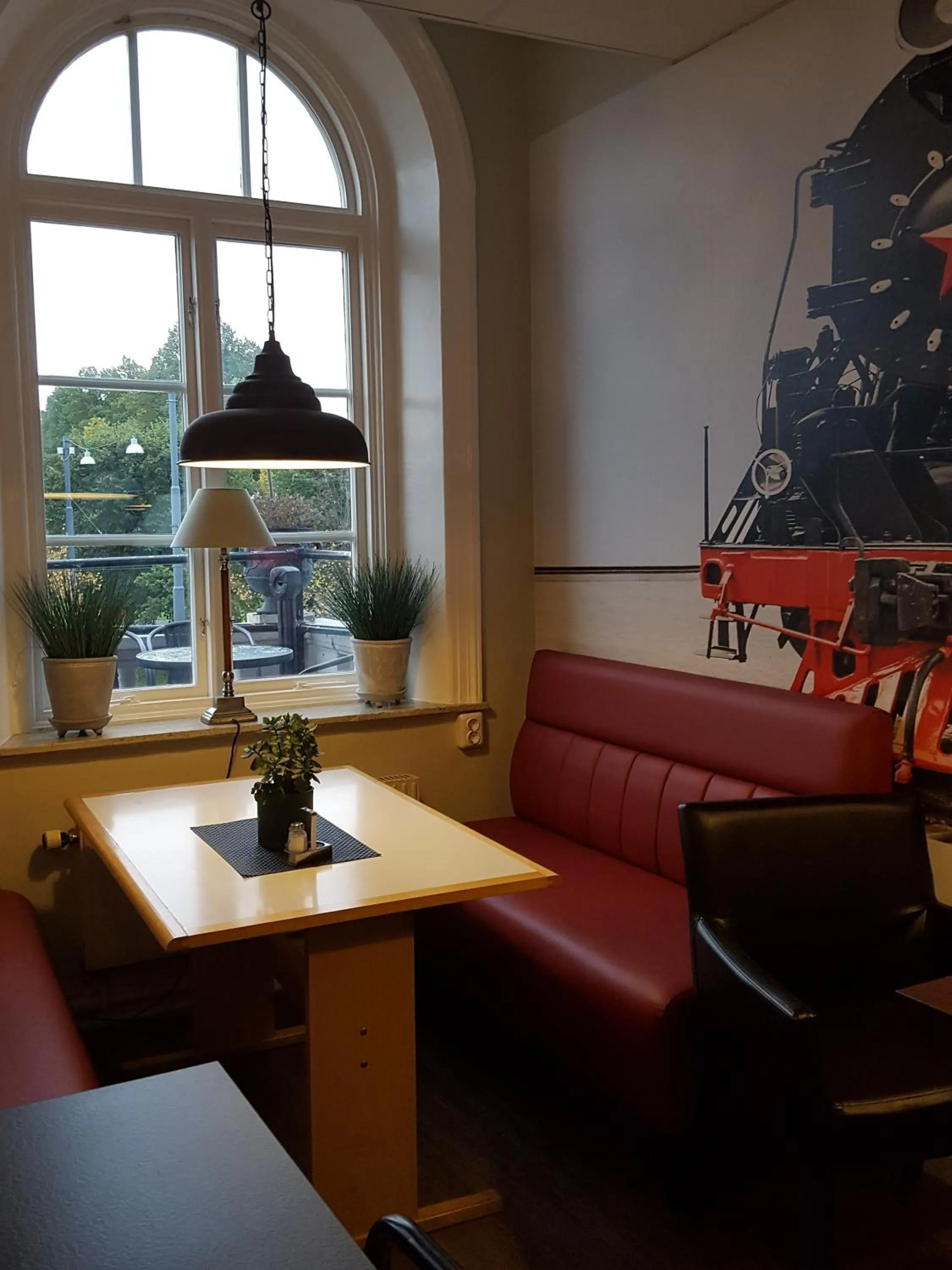 Patio in Centralstationens Vandrarhem