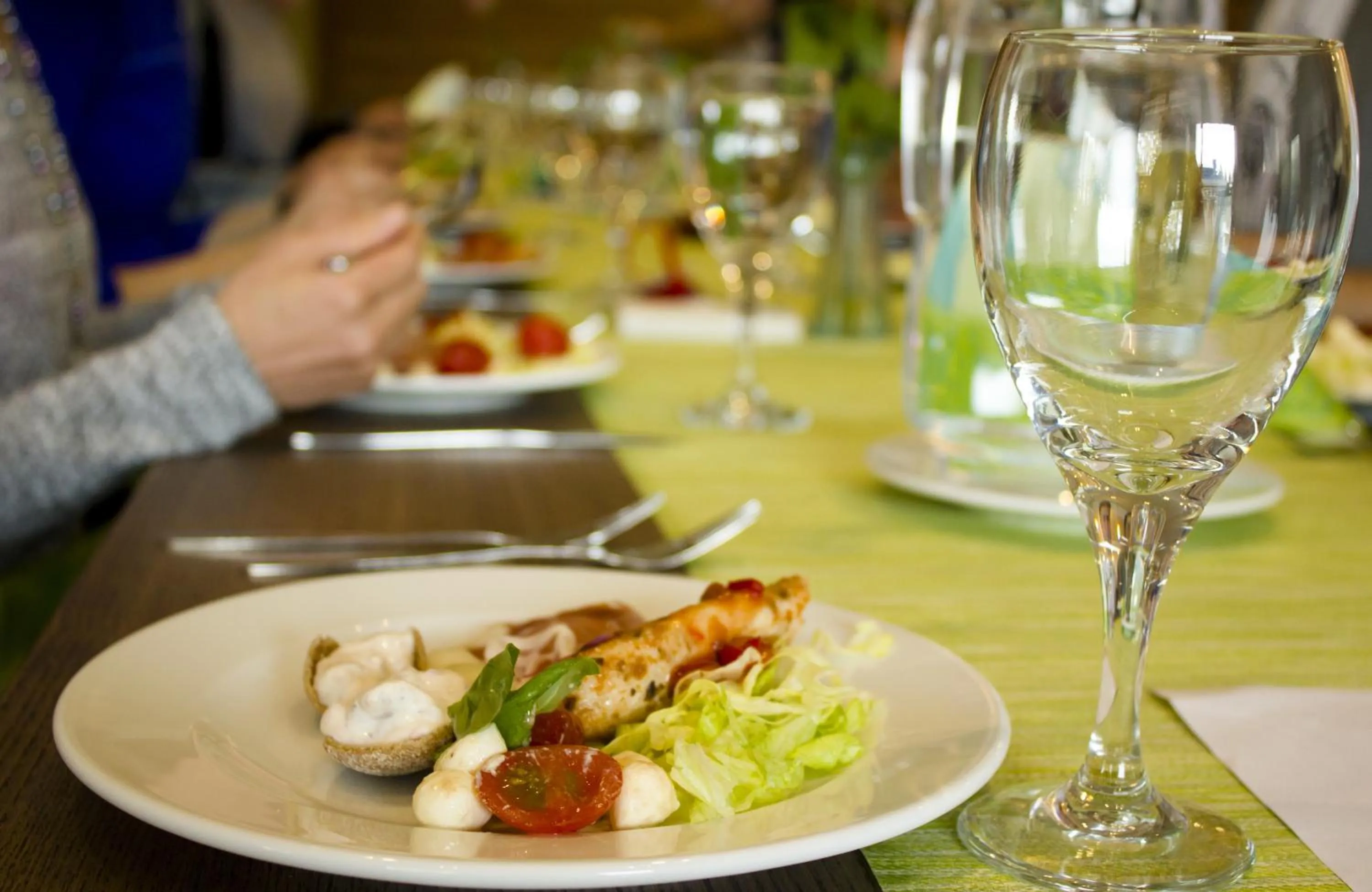 Food in Santasport Resort