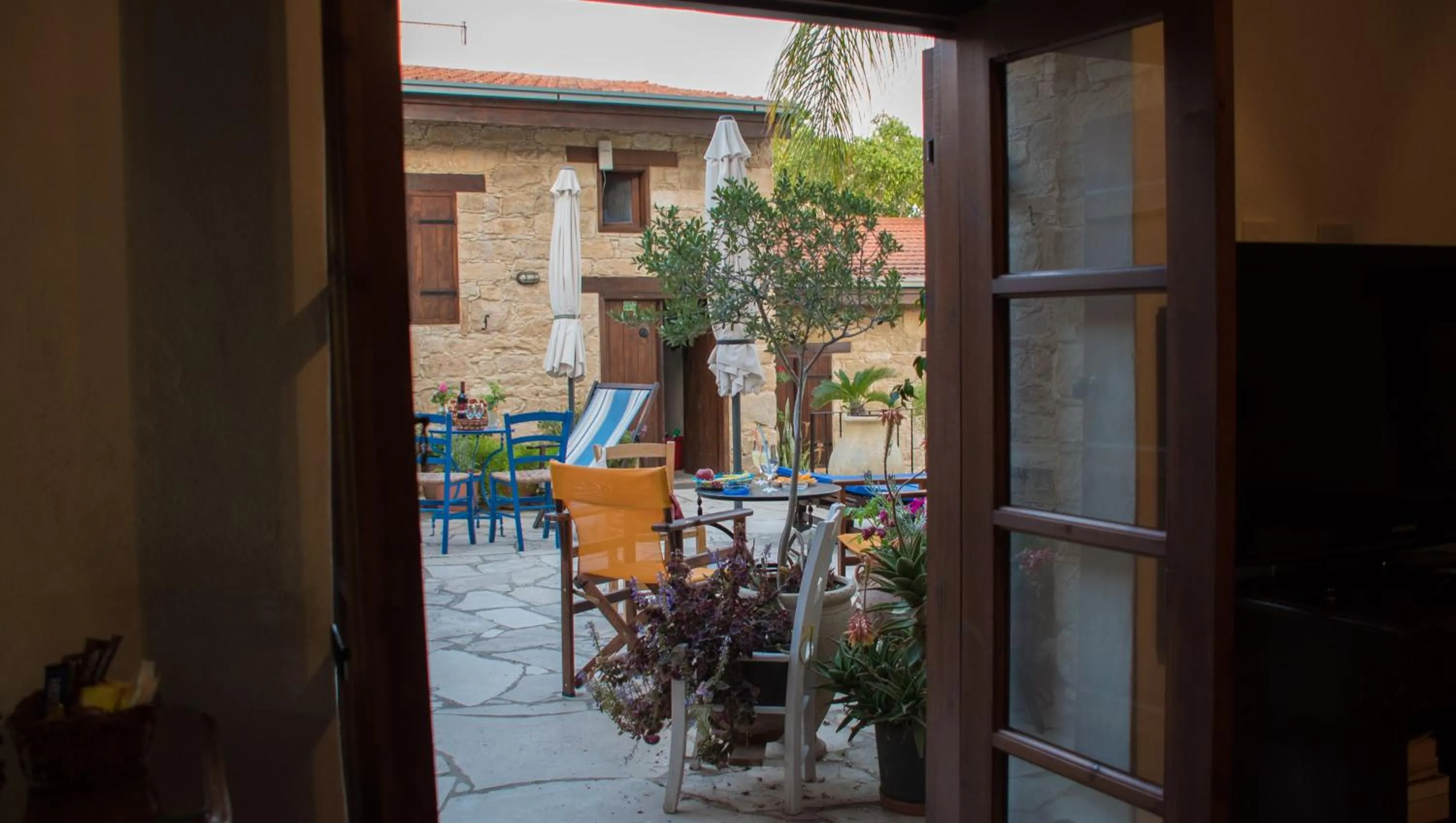 Garden view in Niki's House