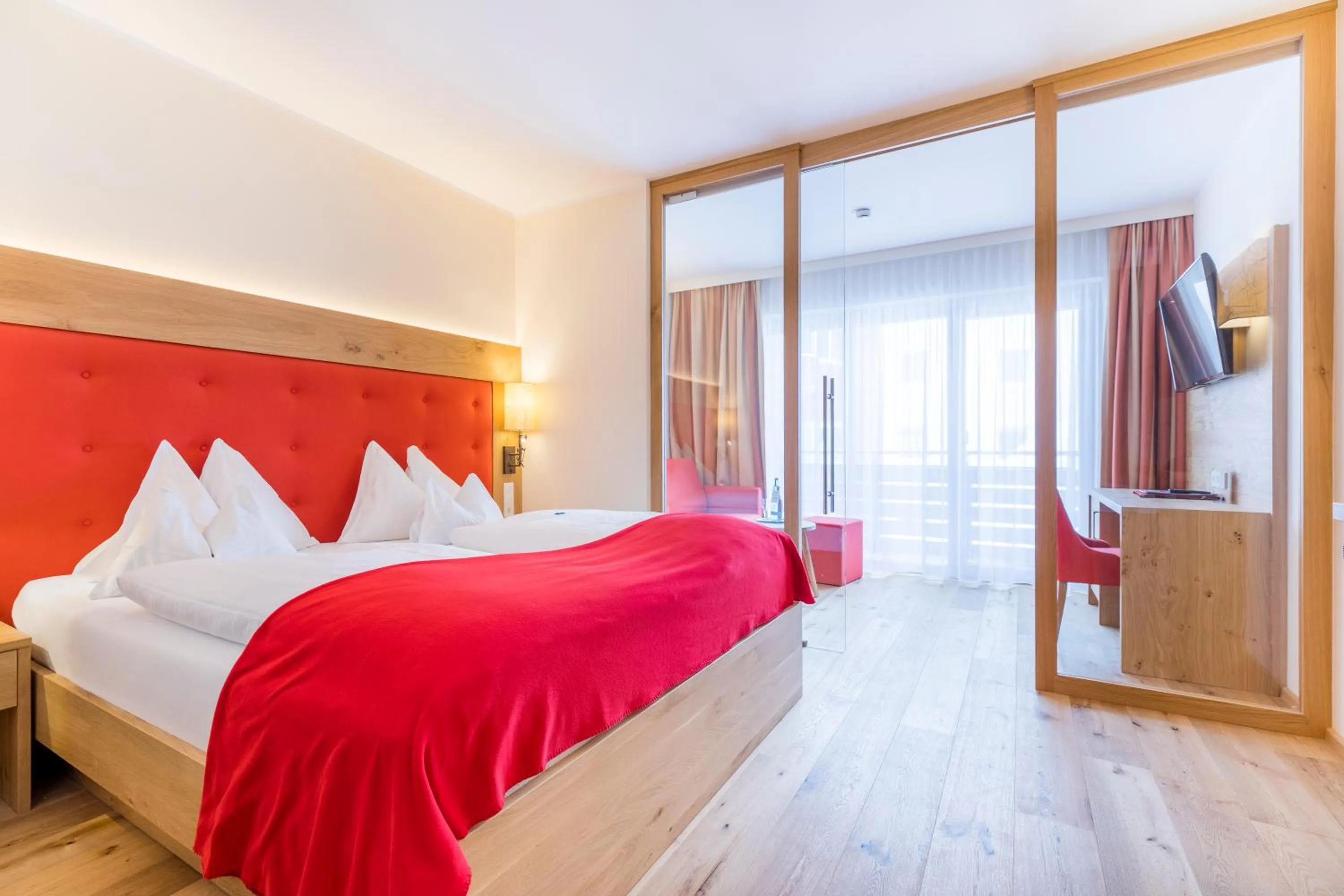 Photo of the whole room, Bed in Hotel Alpenland