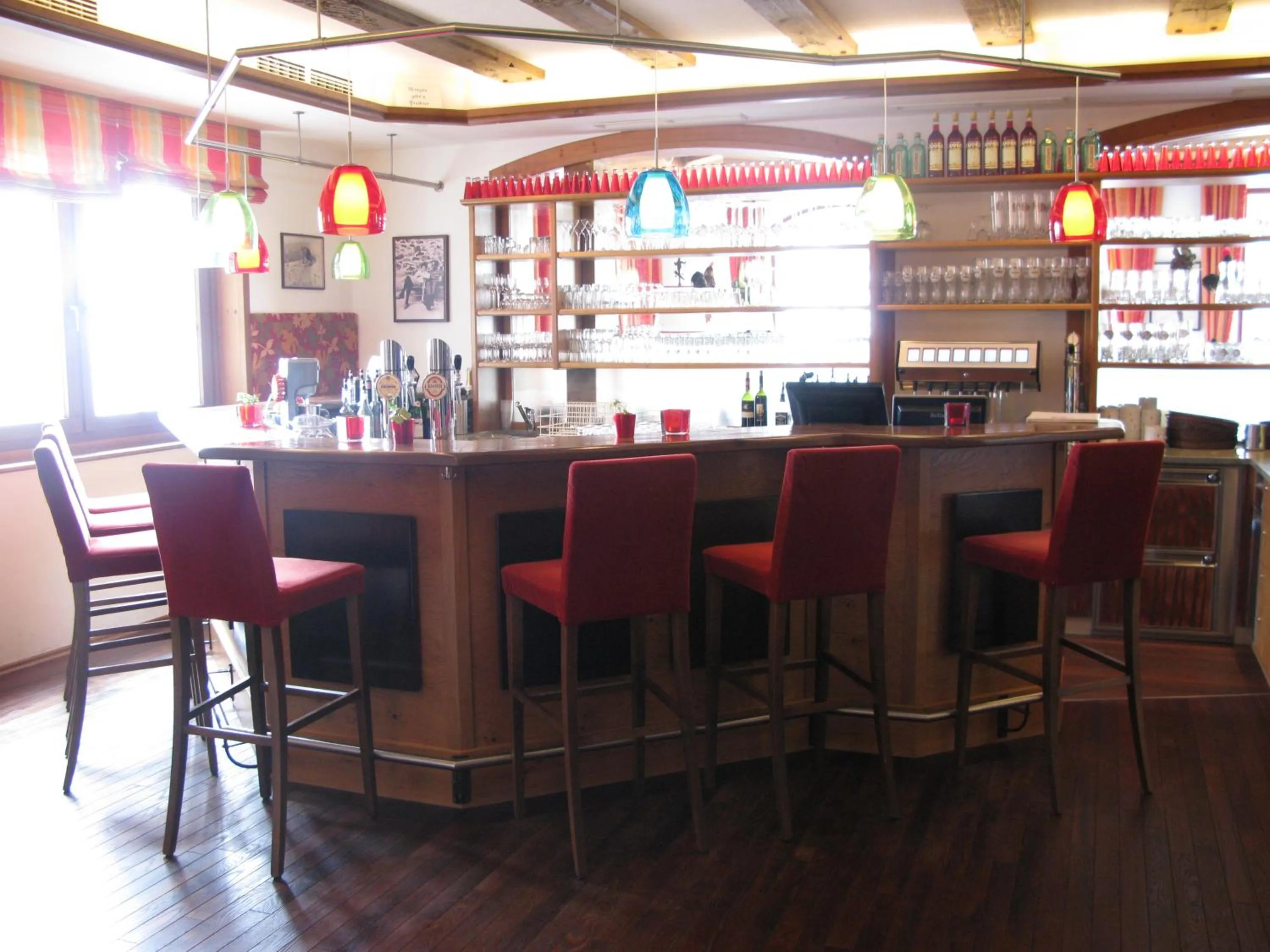 Lounge or bar in Hotel Alpenland