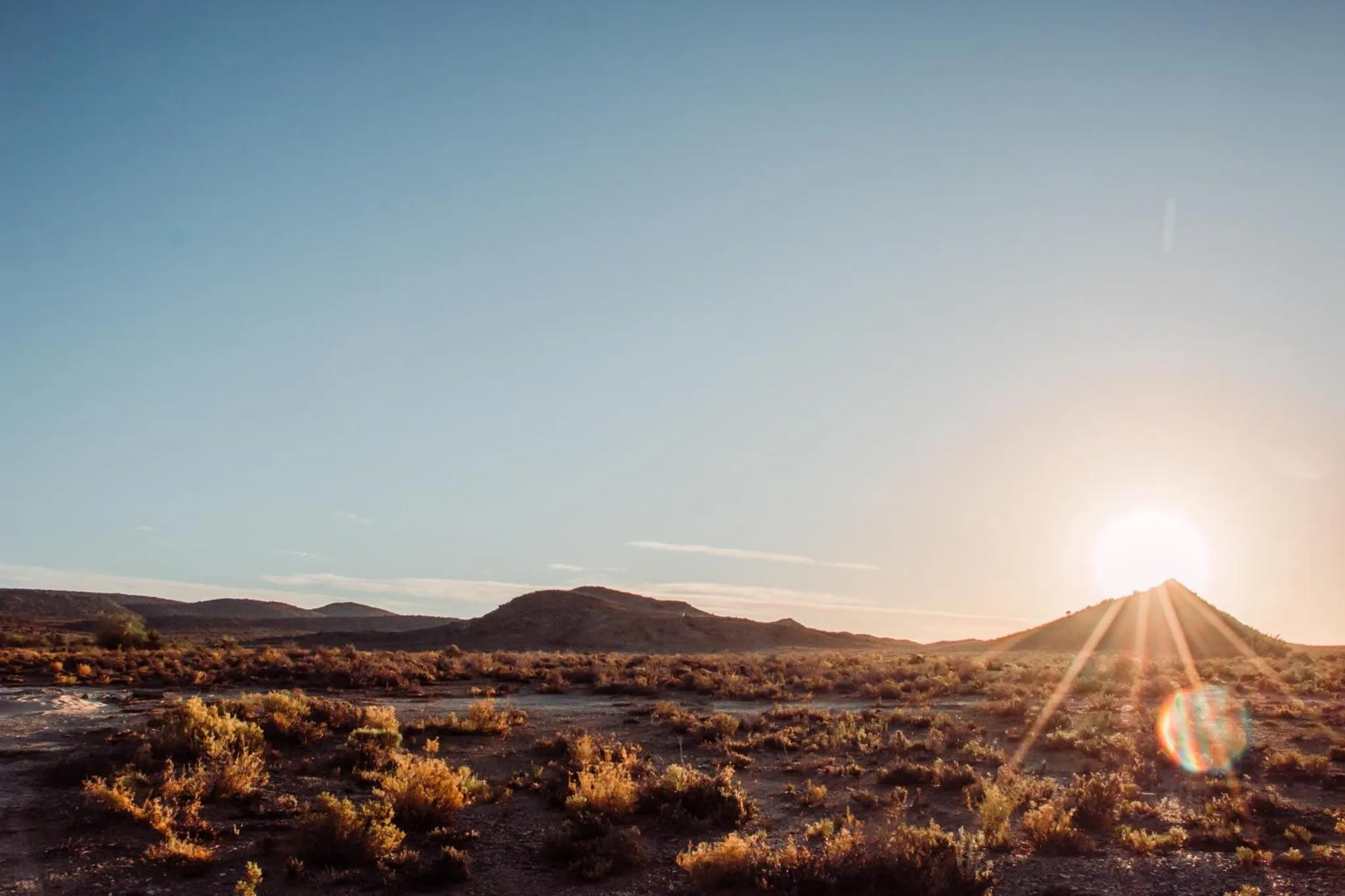 Mountain view in Chandelier Game Lodge