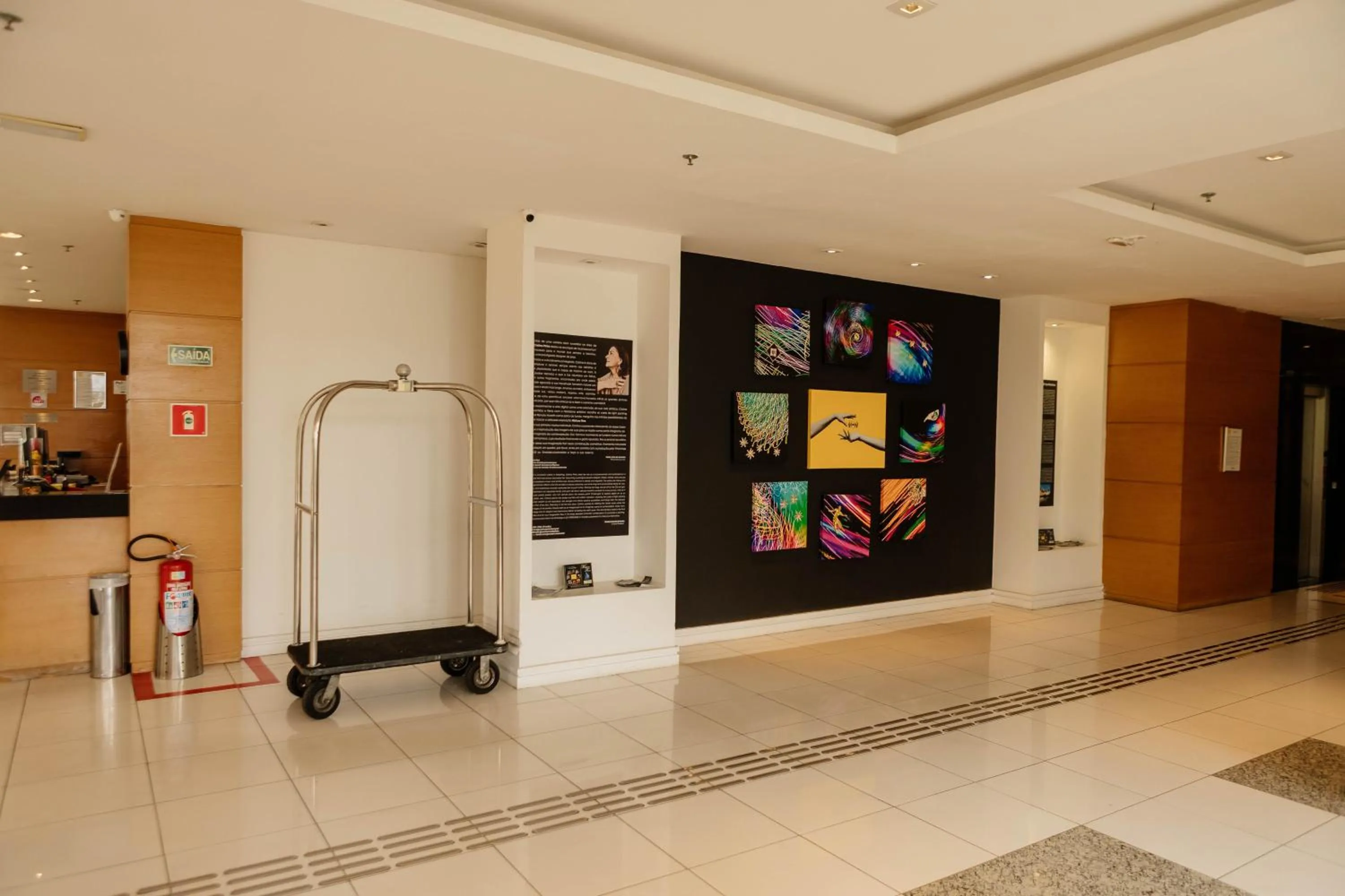 Lobby or reception in Hotel Orizzonte Niteroi by Atlantica