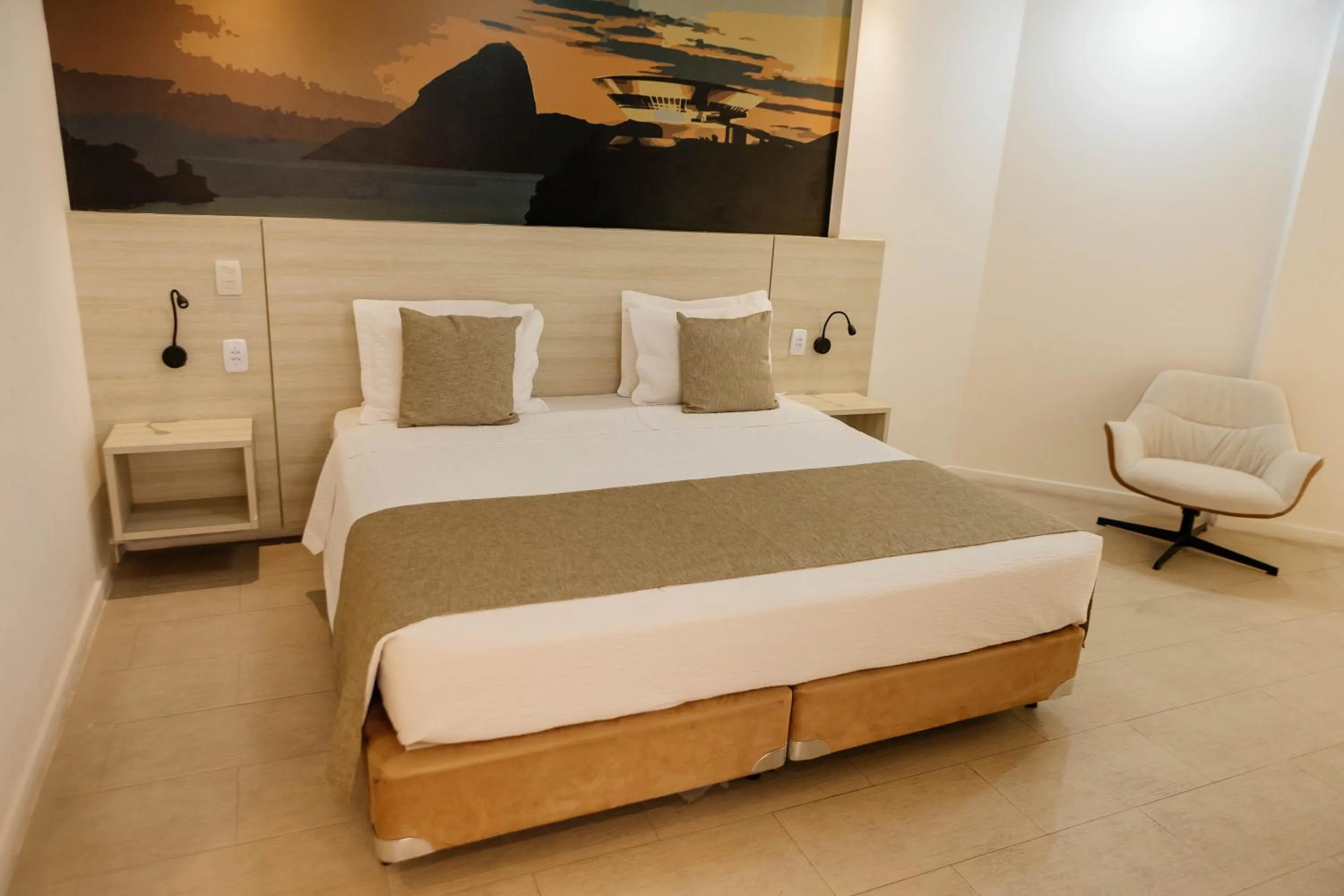Bed in Hotel Orizzonte Niteroi by Atlantica