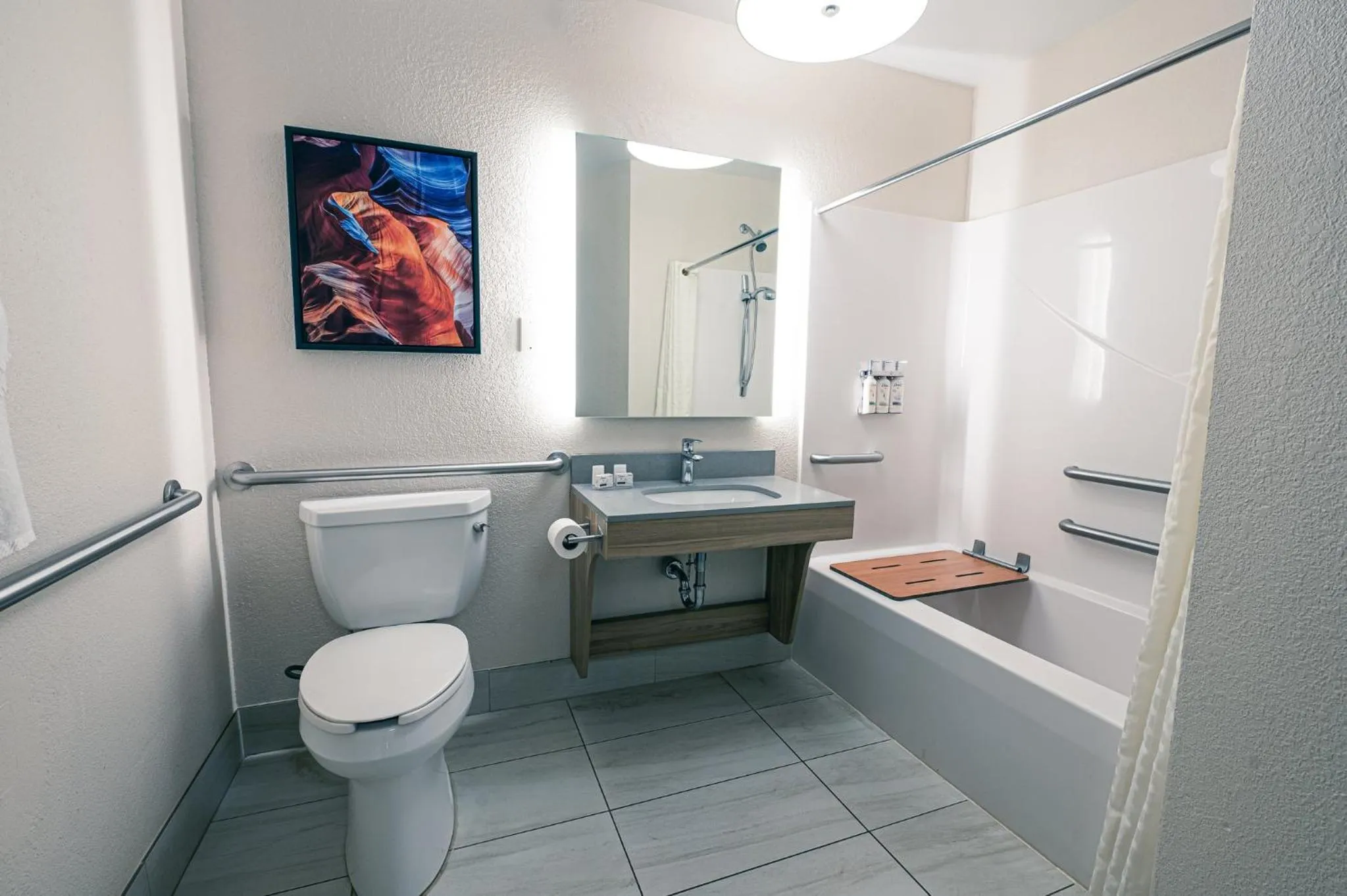 Bathroom in Candlewood Suites Merrillville by IHG