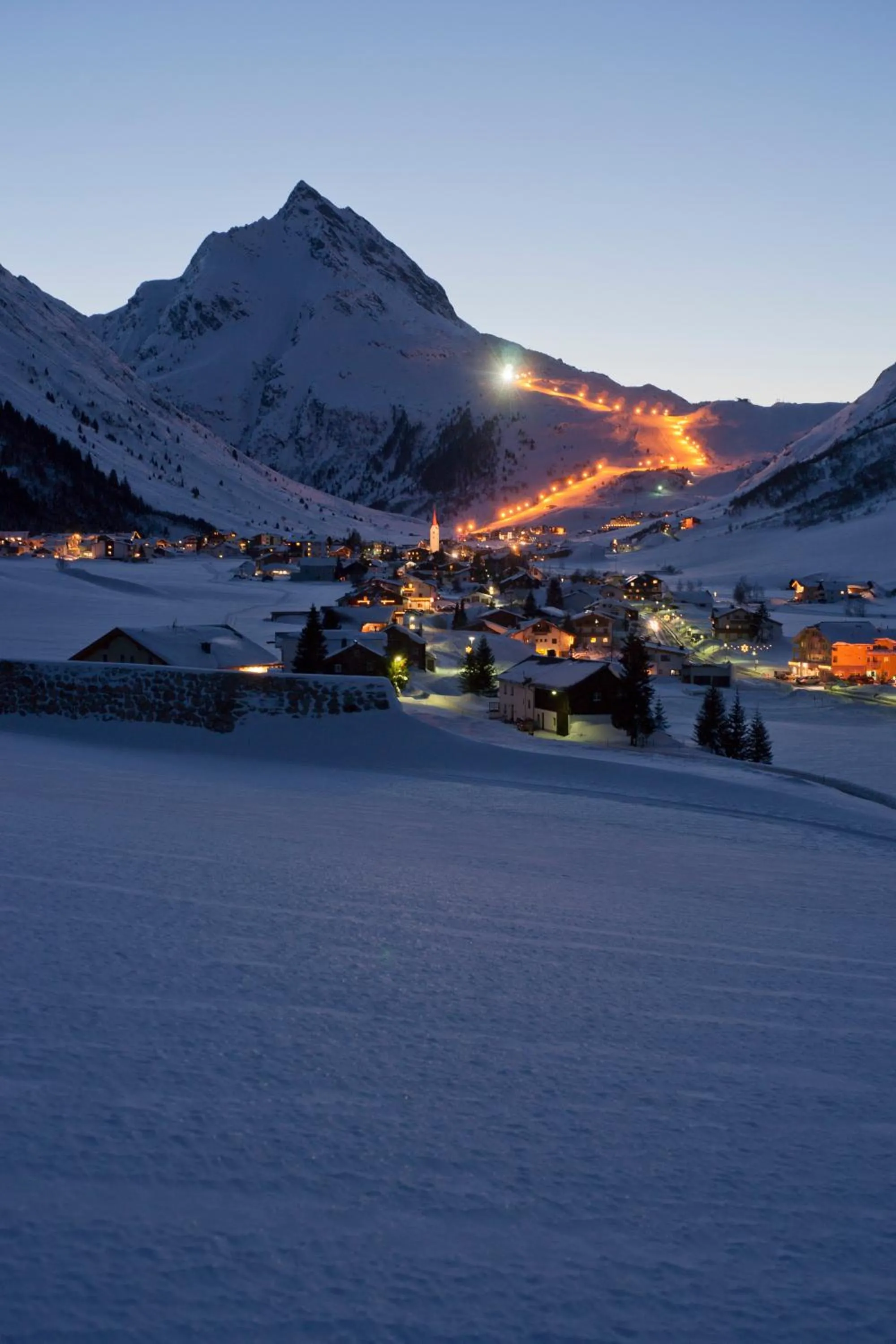 Skiing in Alpenresort Fluchthorn