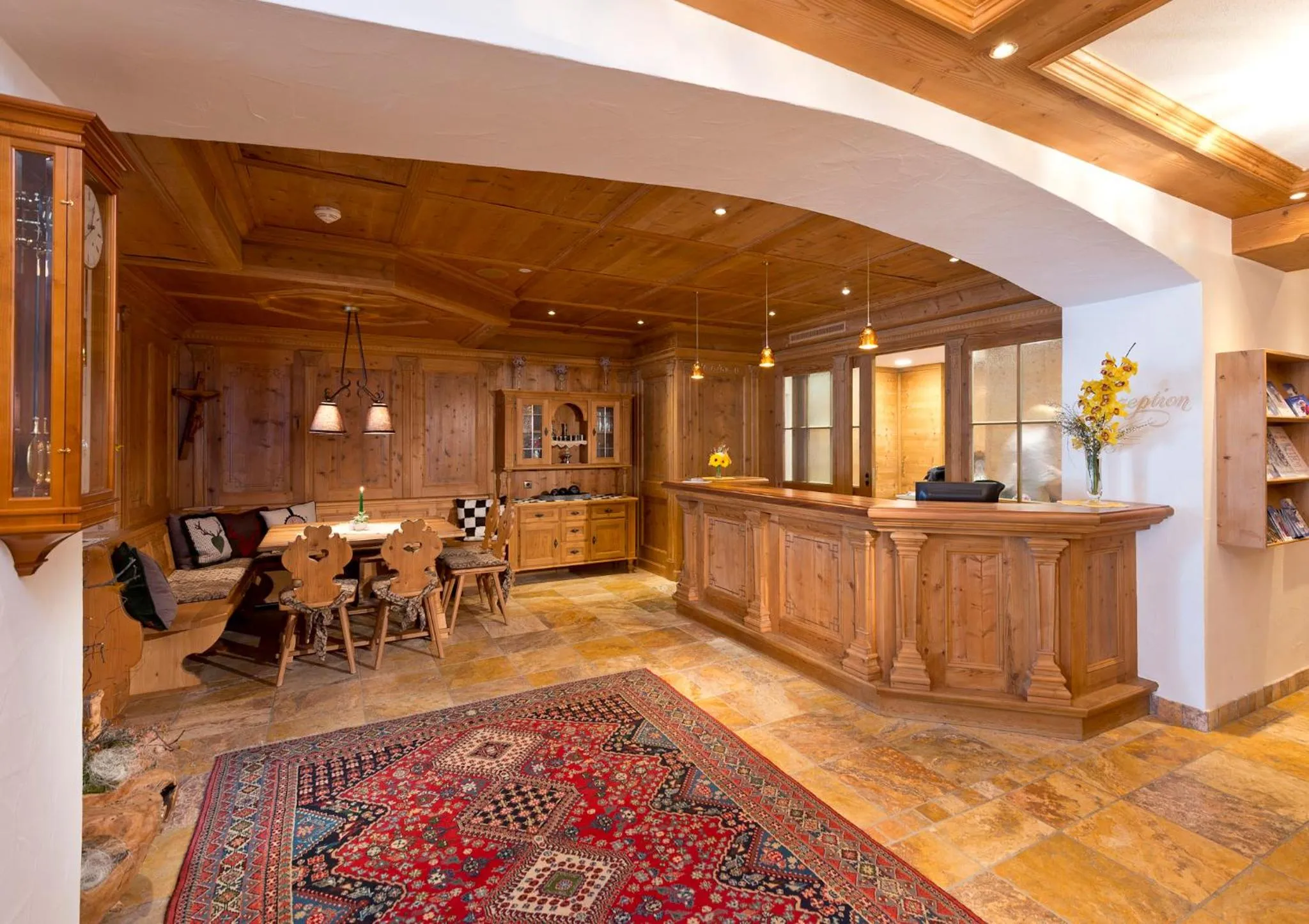 Lobby or reception in Alpenresort Fluchthorn