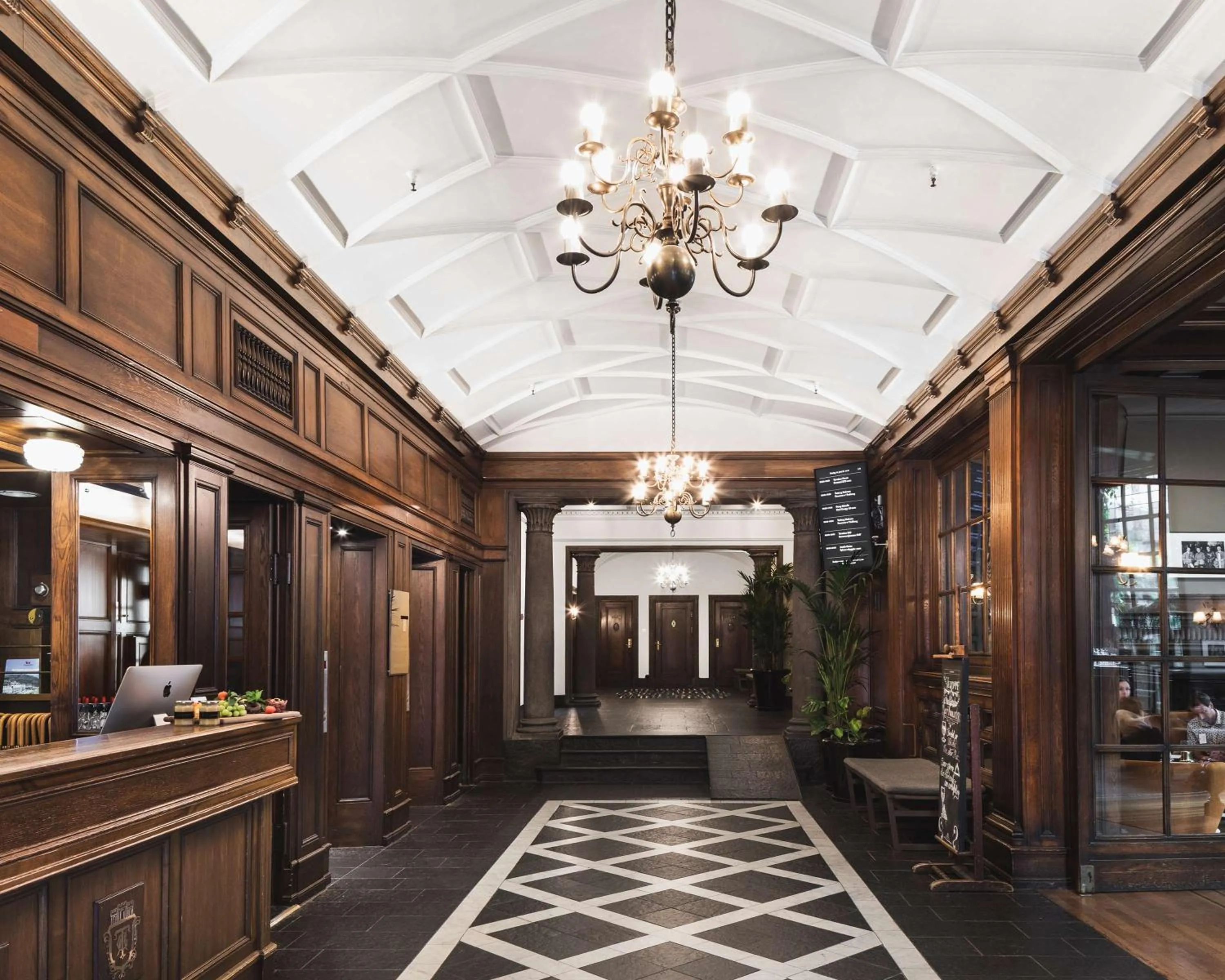 Lobby or reception in Grand Hotel Terminus