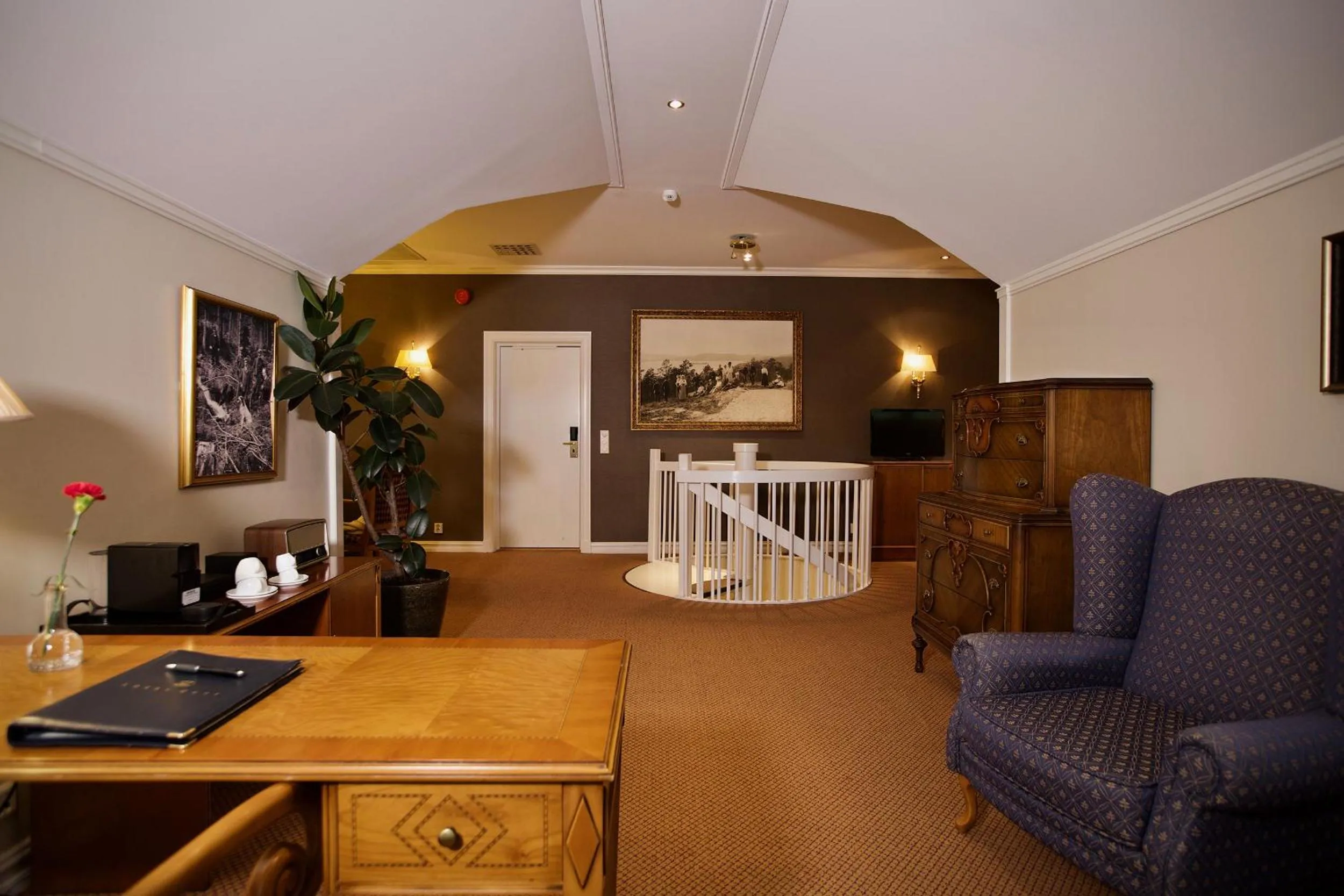 Living room in Losby Gods Manor