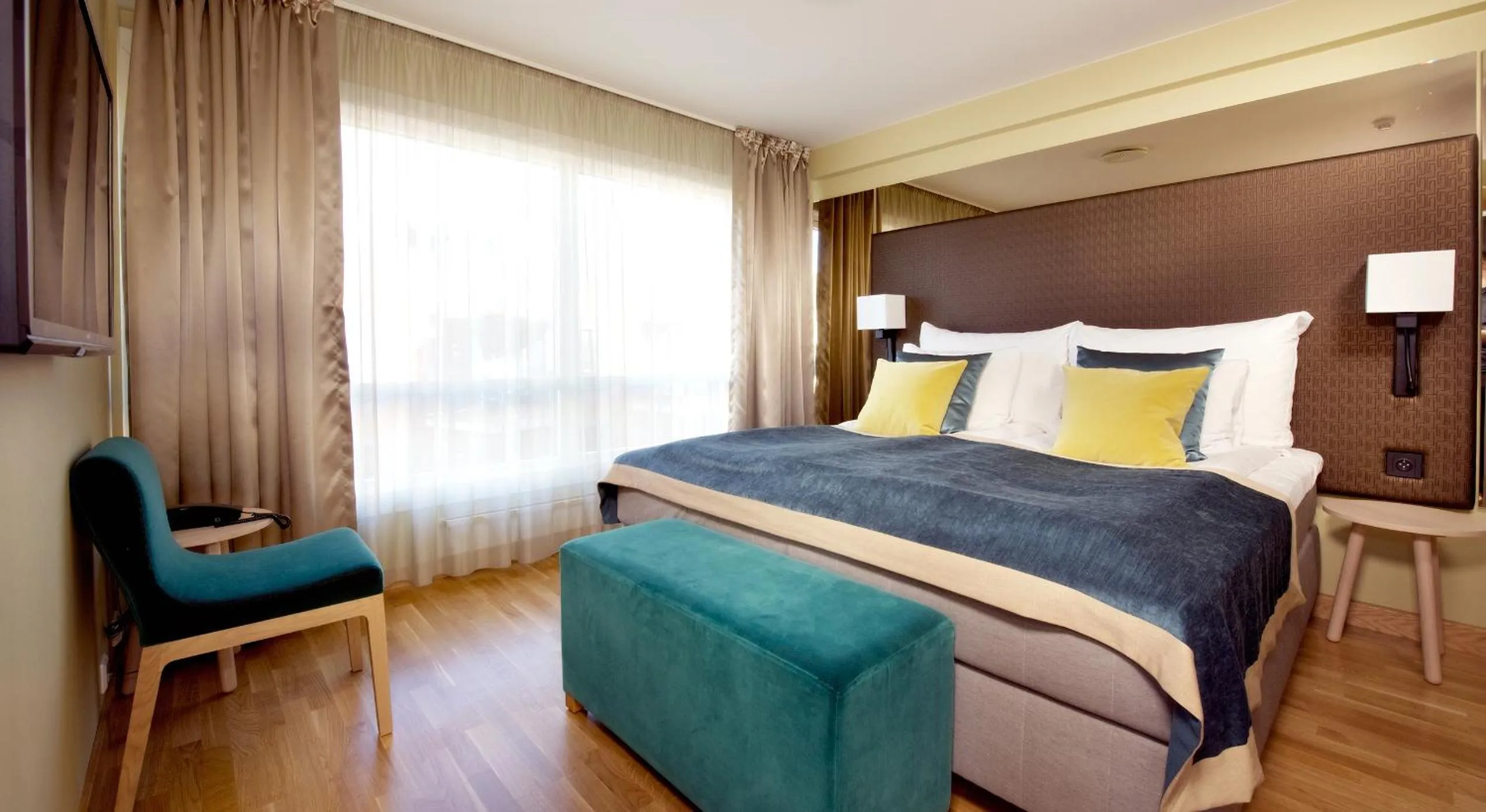 Bed in Home Hotel Bryggeparken