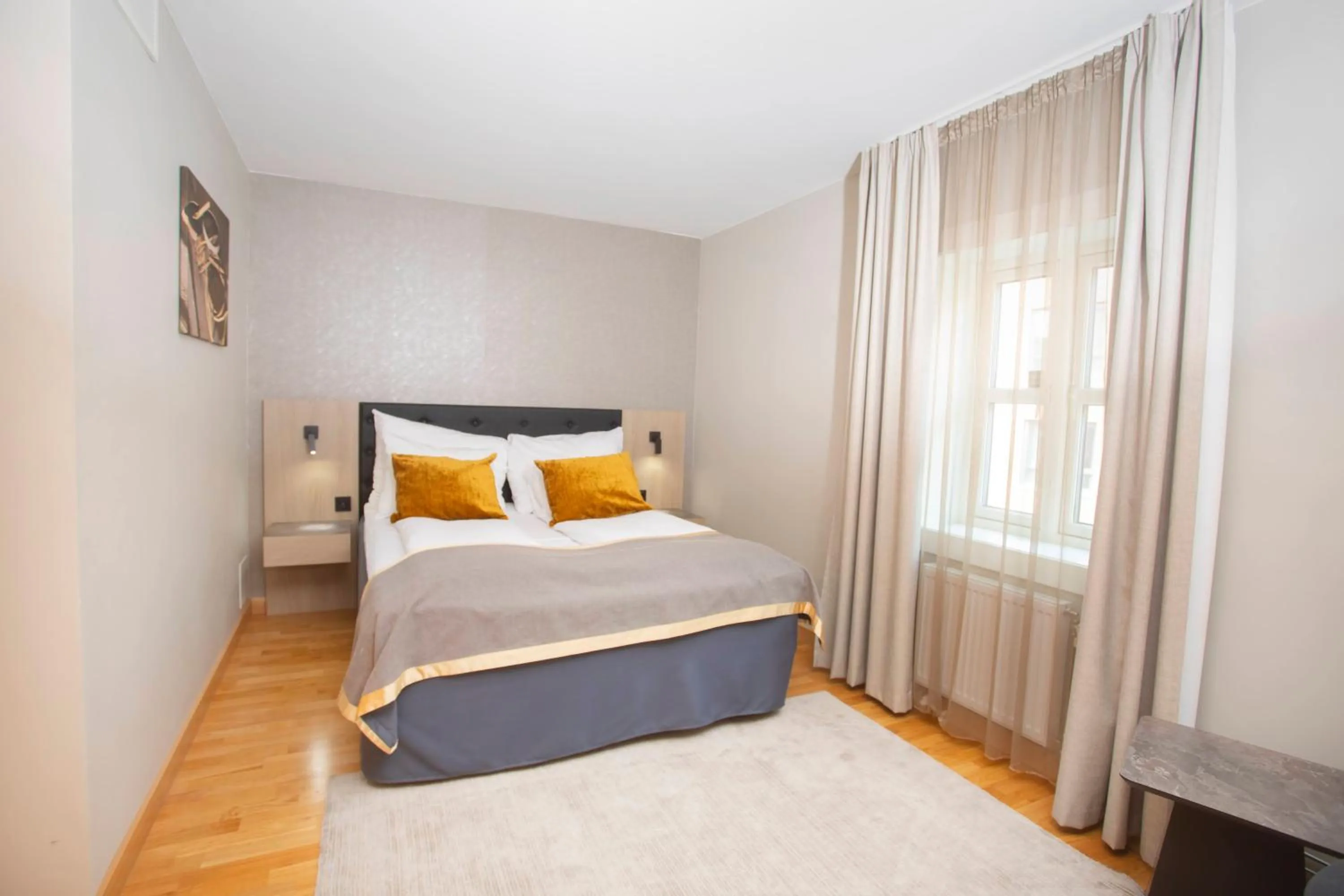 Bed in Home Hotel Bryggeparken