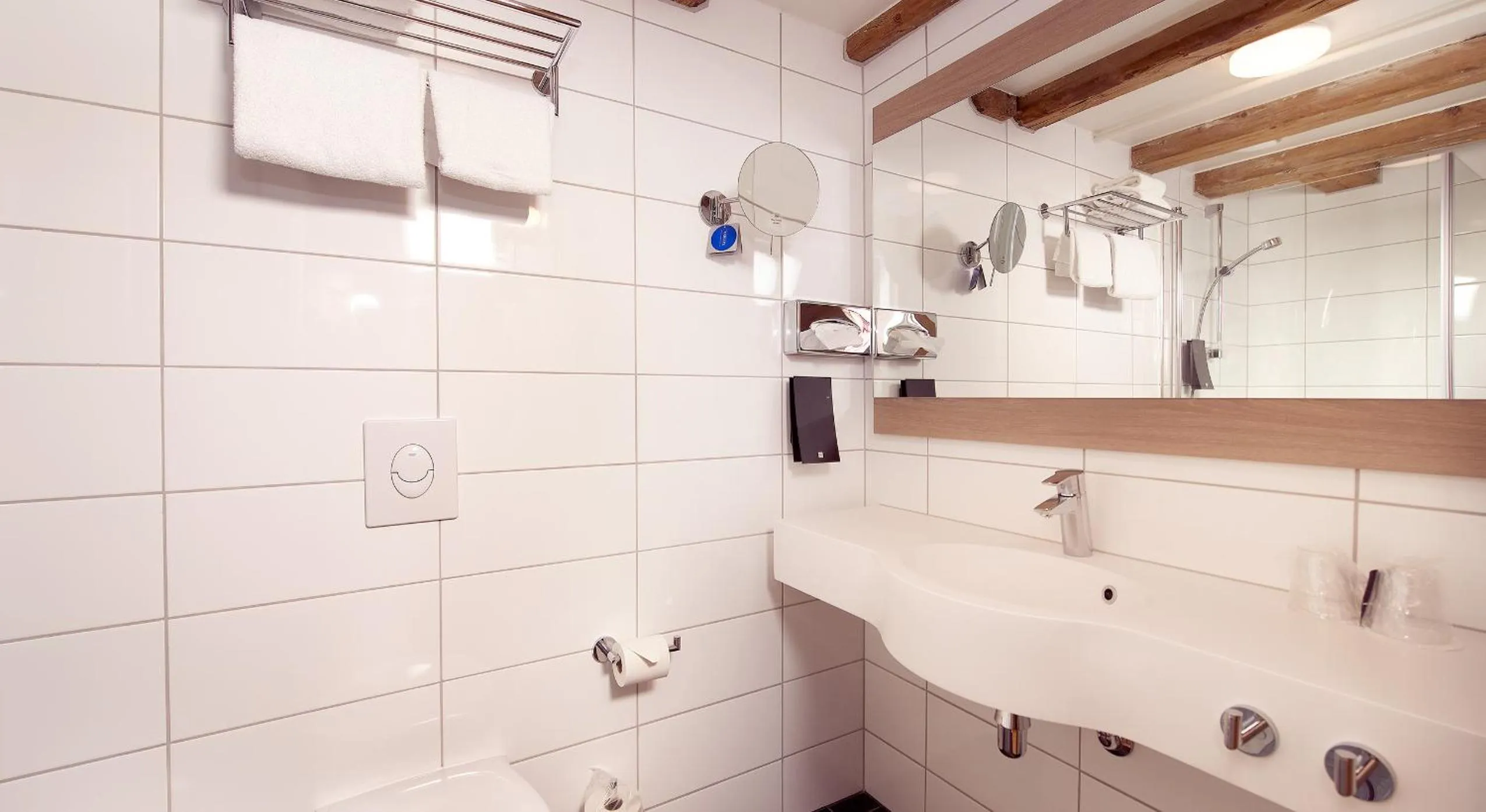 Bathroom in Home Hotel Bryggeparken