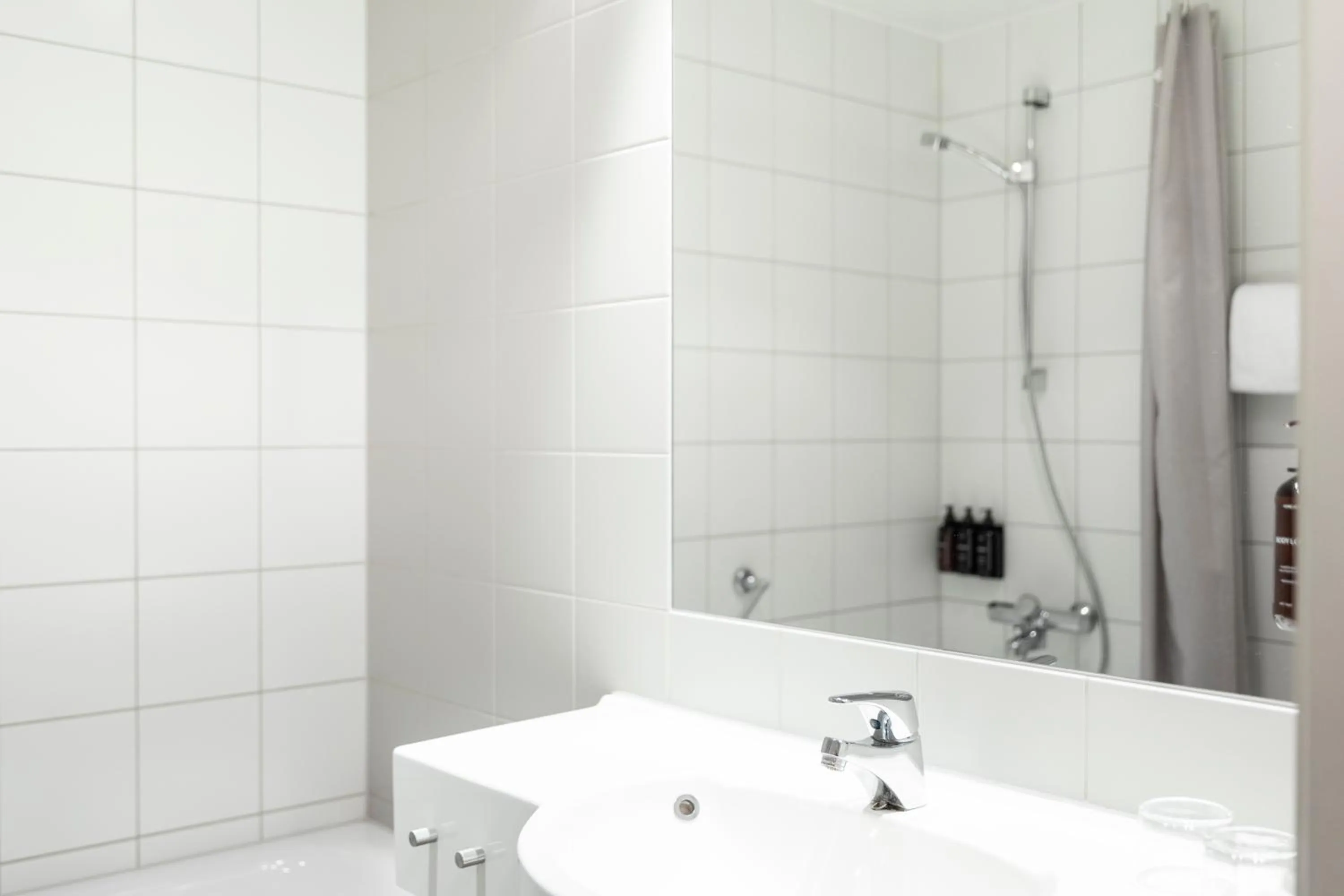 Bathroom in Home Hotel Bryggeparken