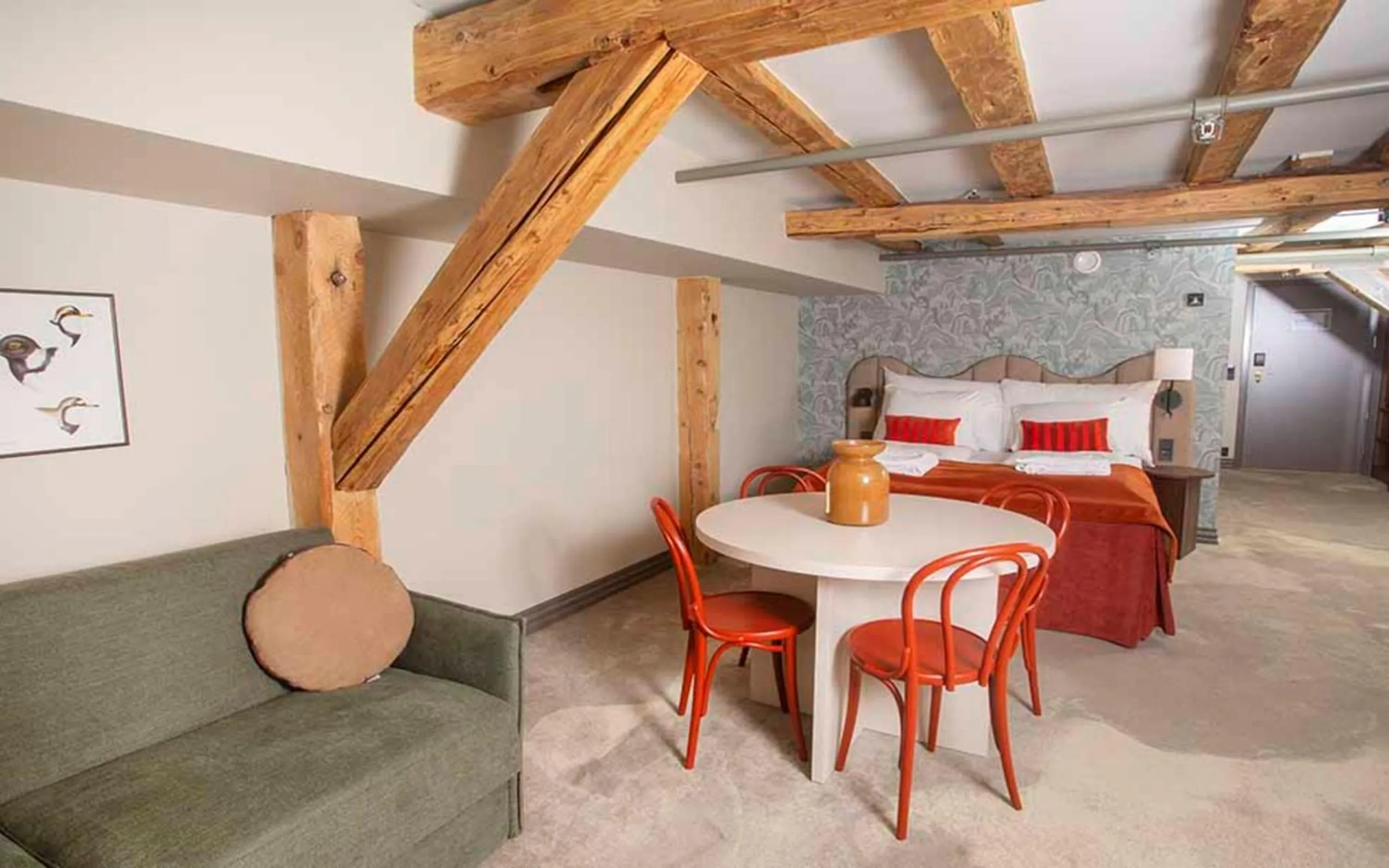 Bed in Home Hotel Bryggeparken