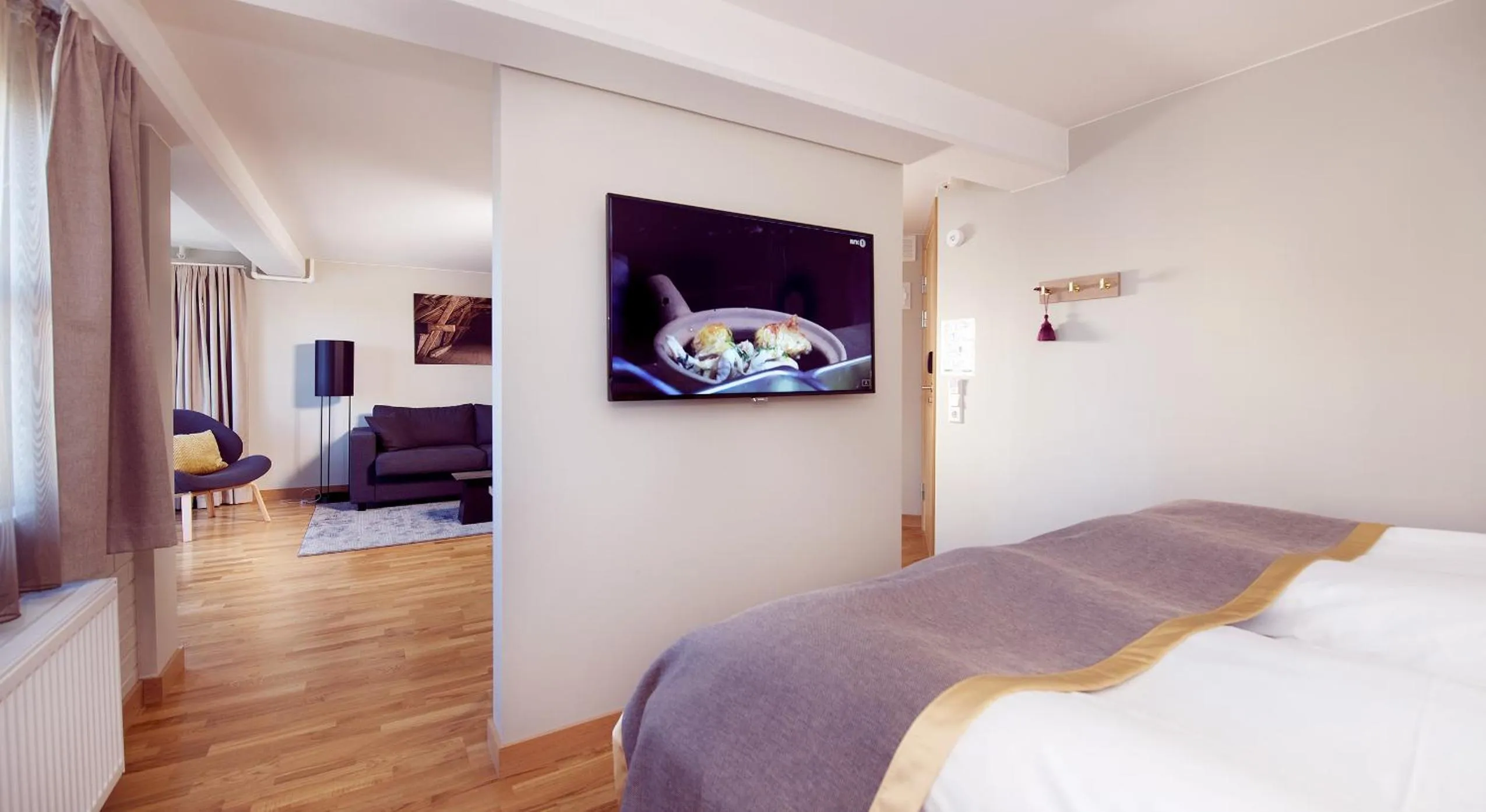 Bed in Home Hotel Bryggeparken