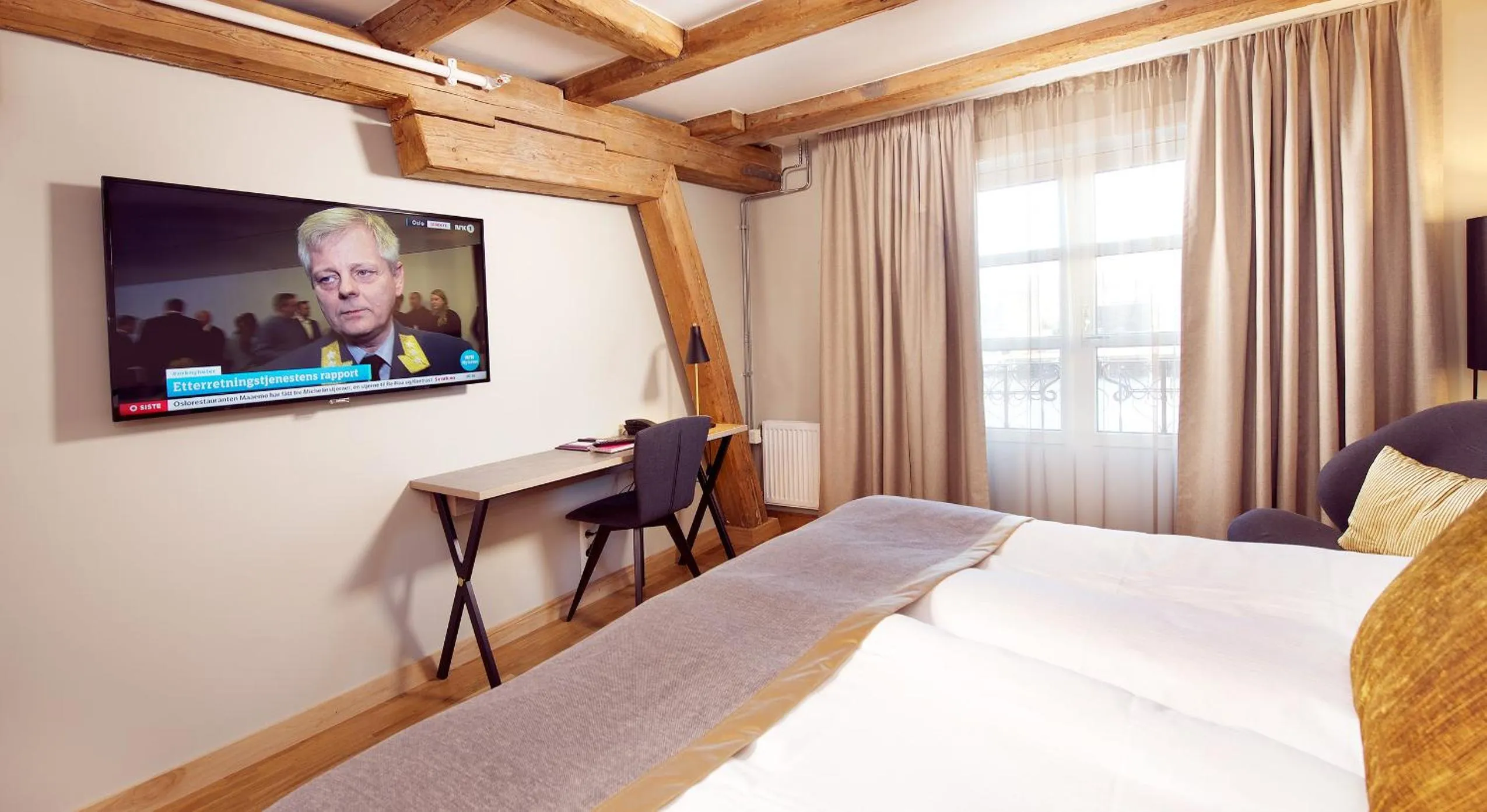 Bed in Home Hotel Bryggeparken