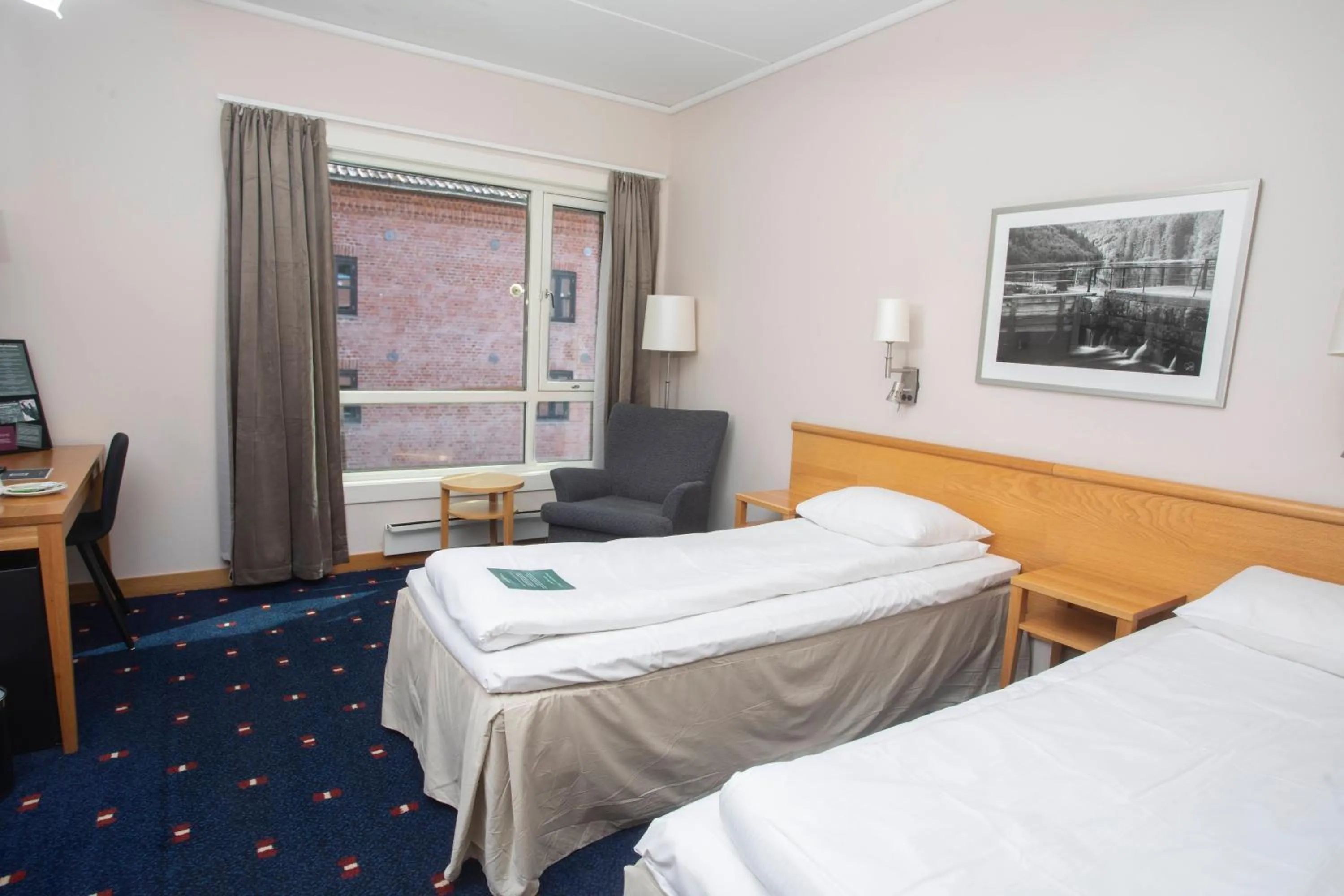 Bed in Home Hotel Bryggeparken