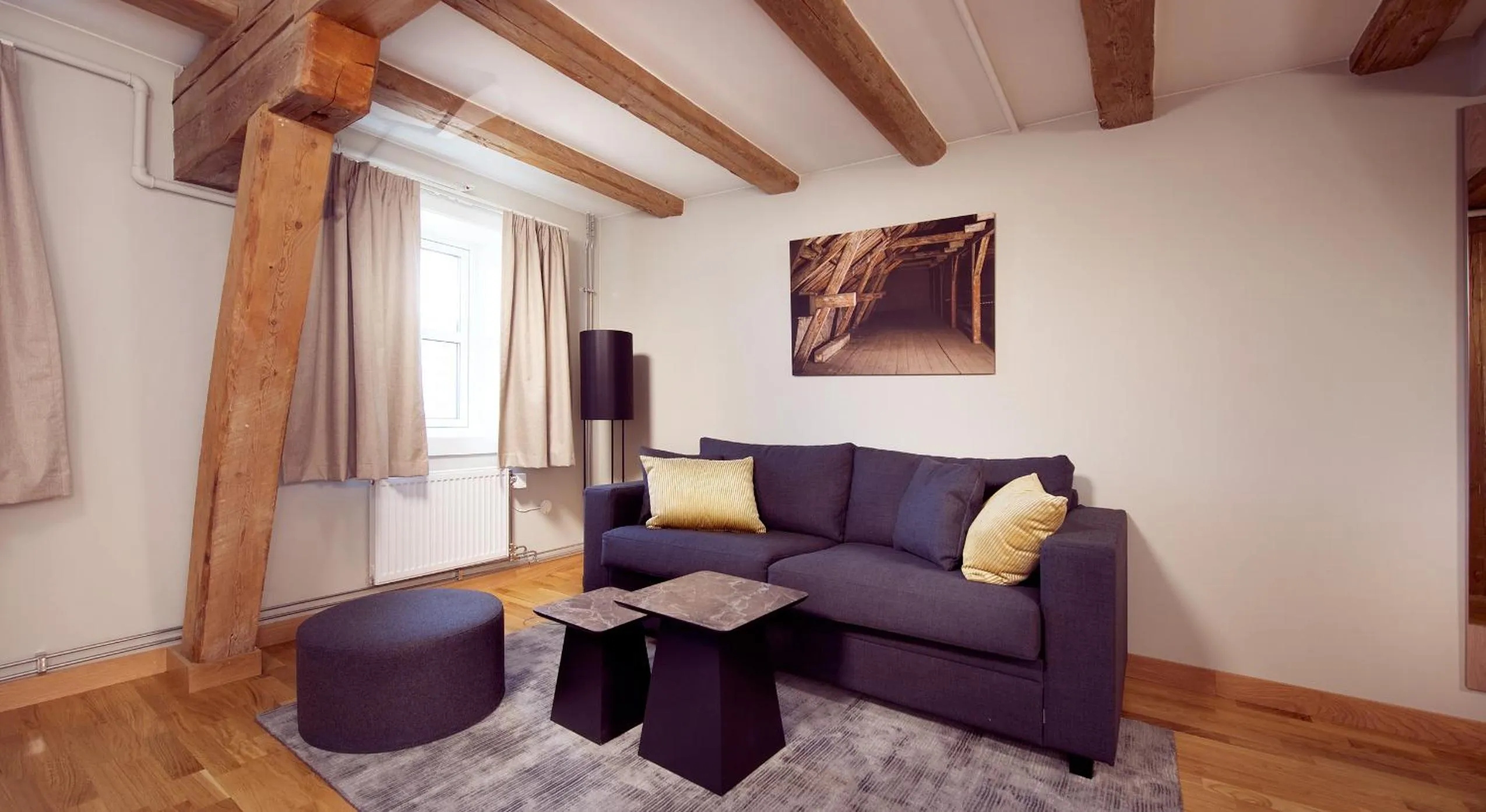 Seating area in Home Hotel Bryggeparken