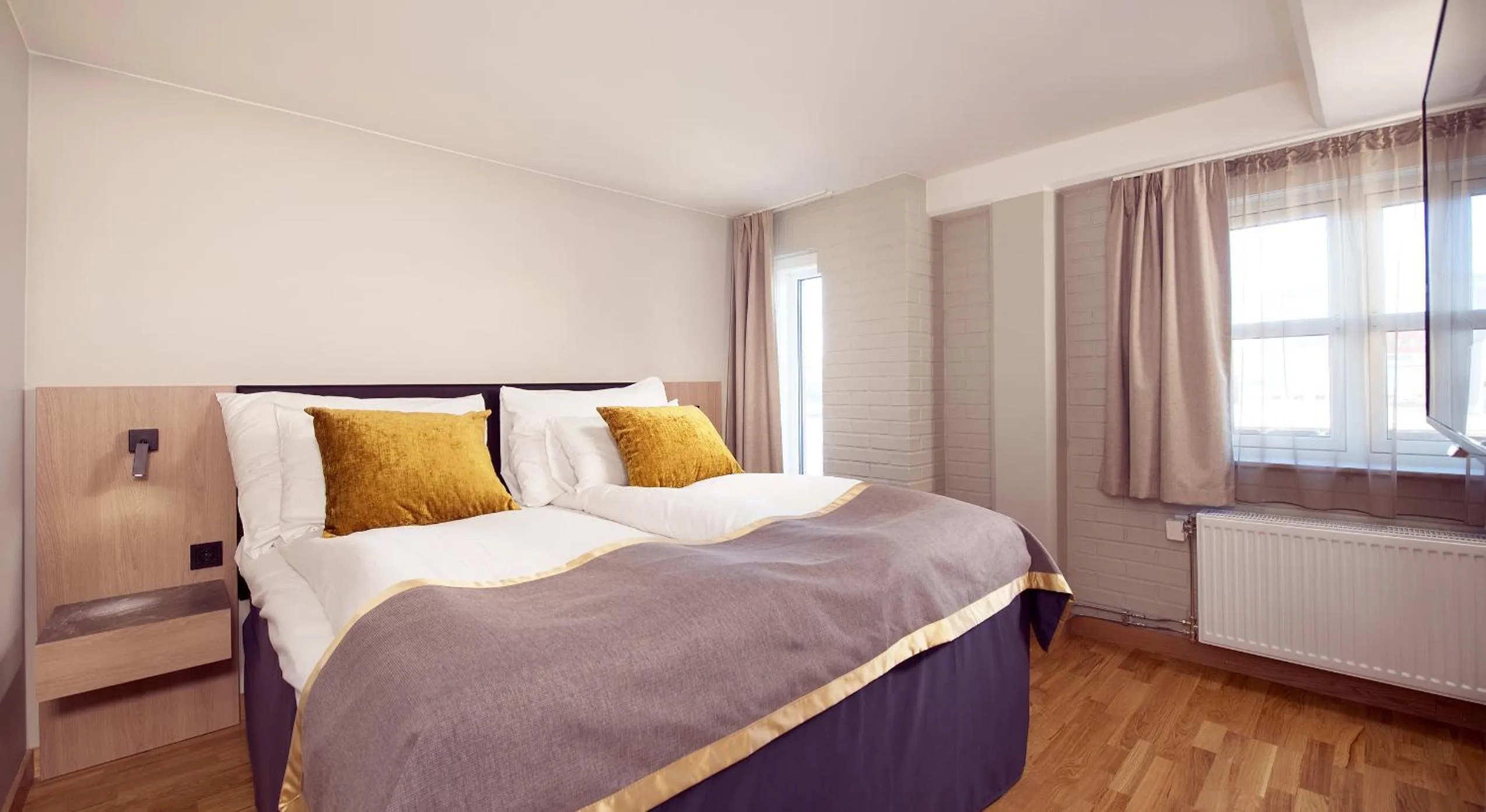 Bed in Home Hotel Bryggeparken