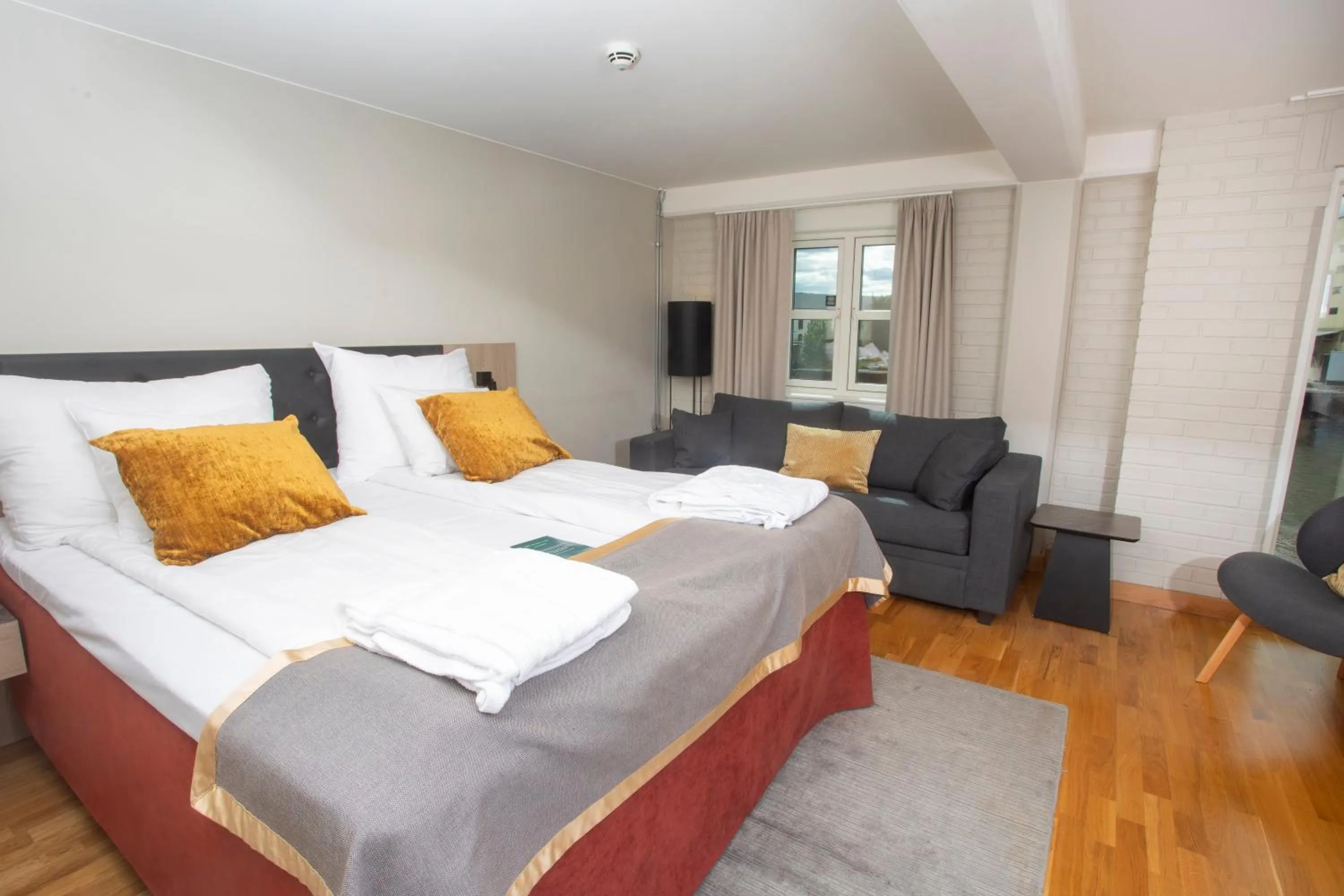 Bed in Home Hotel Bryggeparken