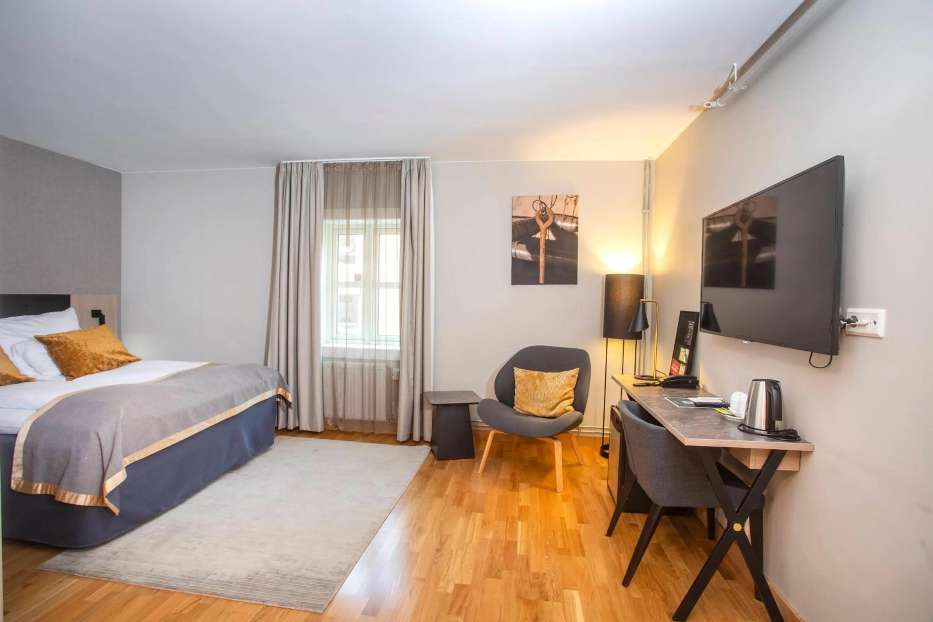 Bed in Home Hotel Bryggeparken