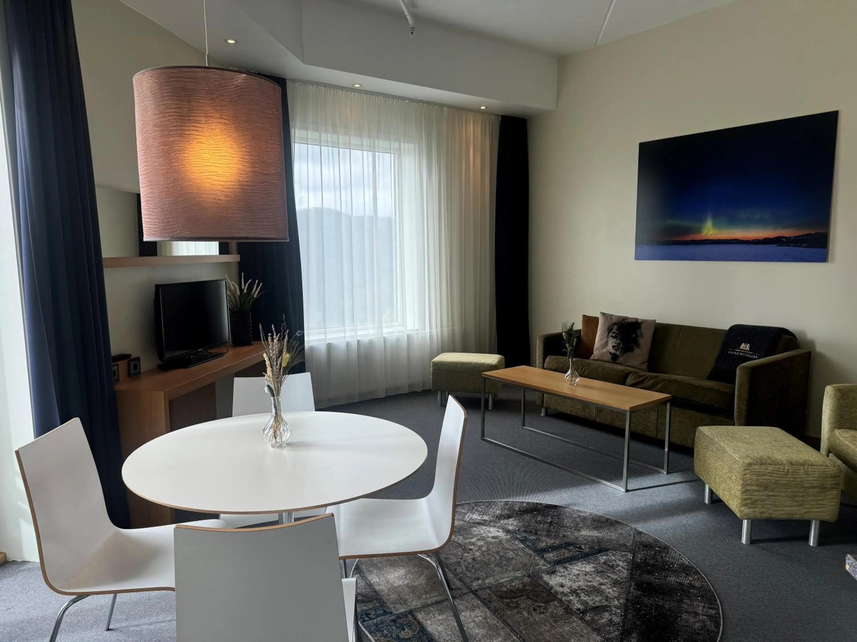 Living room in Utsikten Hotell Kvinesdal - Unike Hoteller