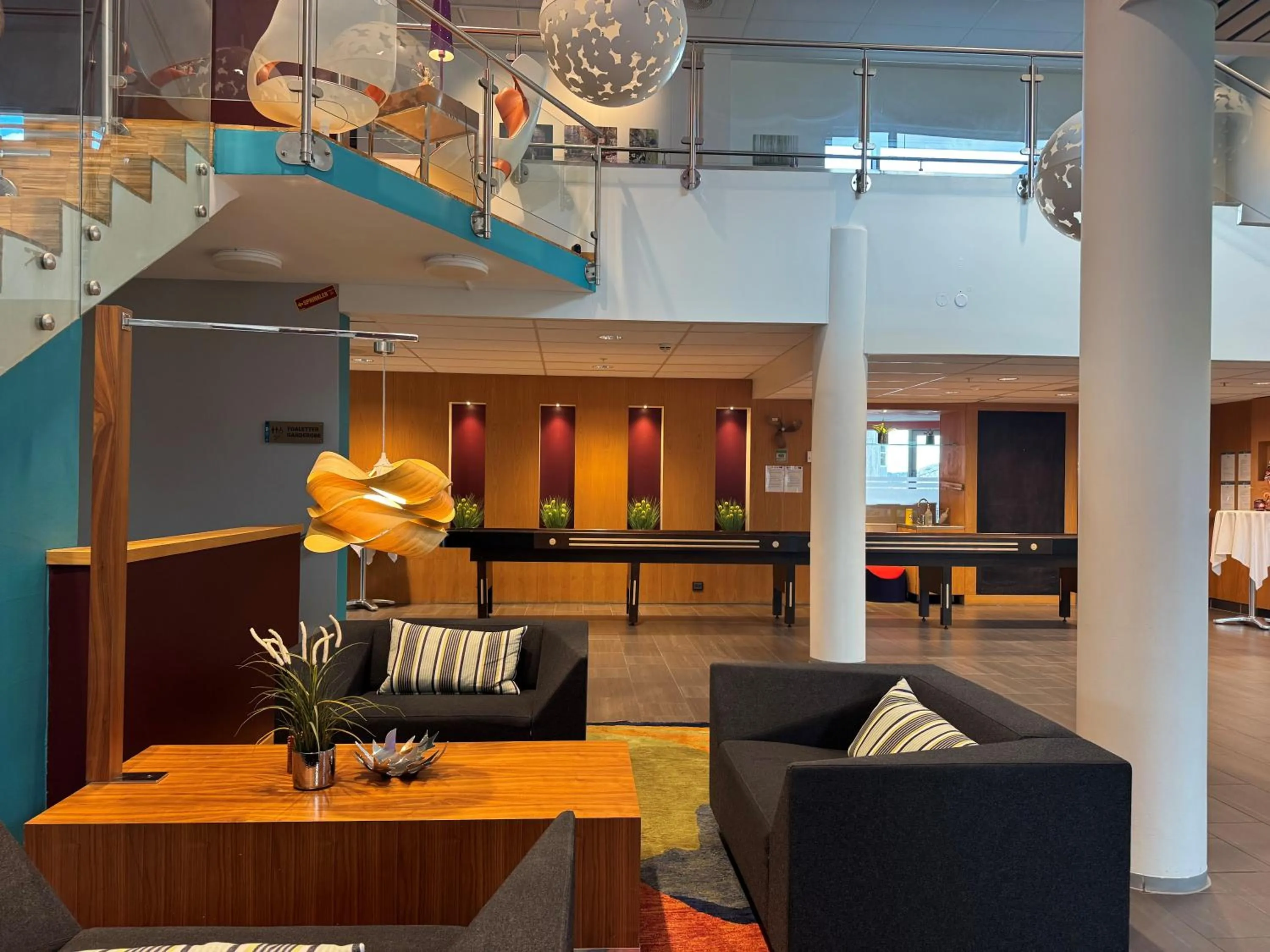 Lobby or reception in Utsikten Hotell Kvinesdal - Unike Hoteller