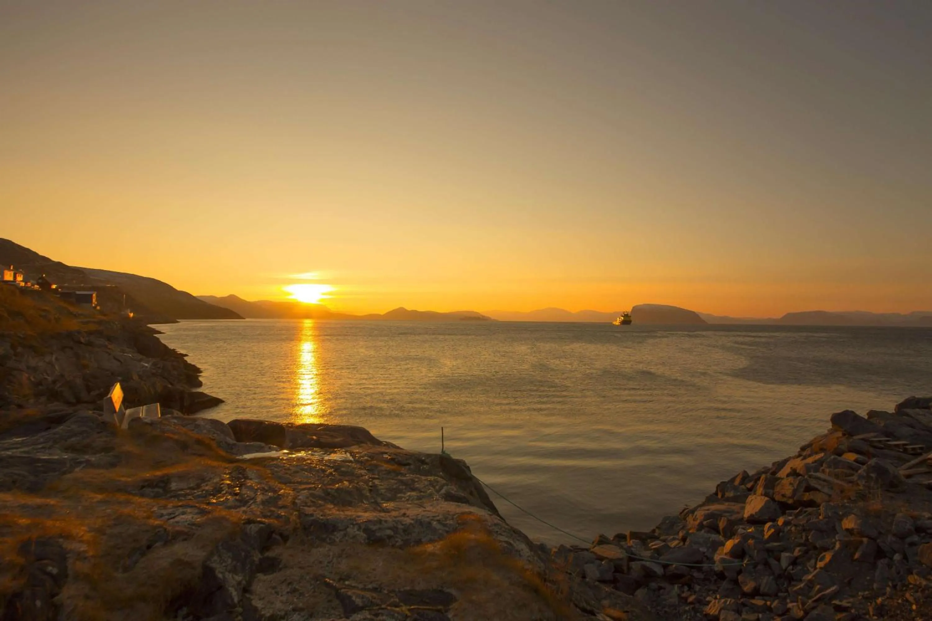 Natural landscape in Scandic Hammerfest