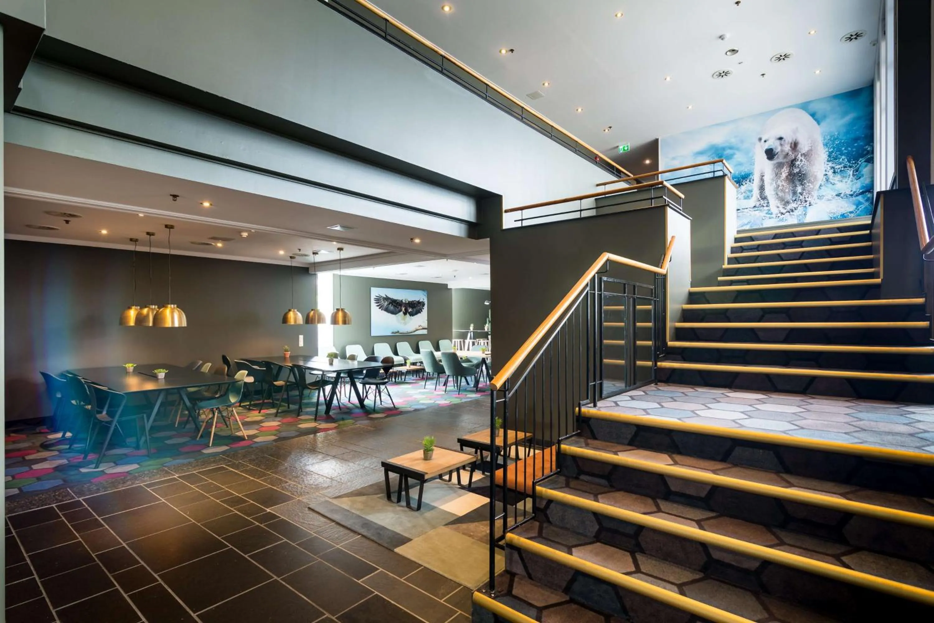 Lobby or reception in Scandic Hammerfest