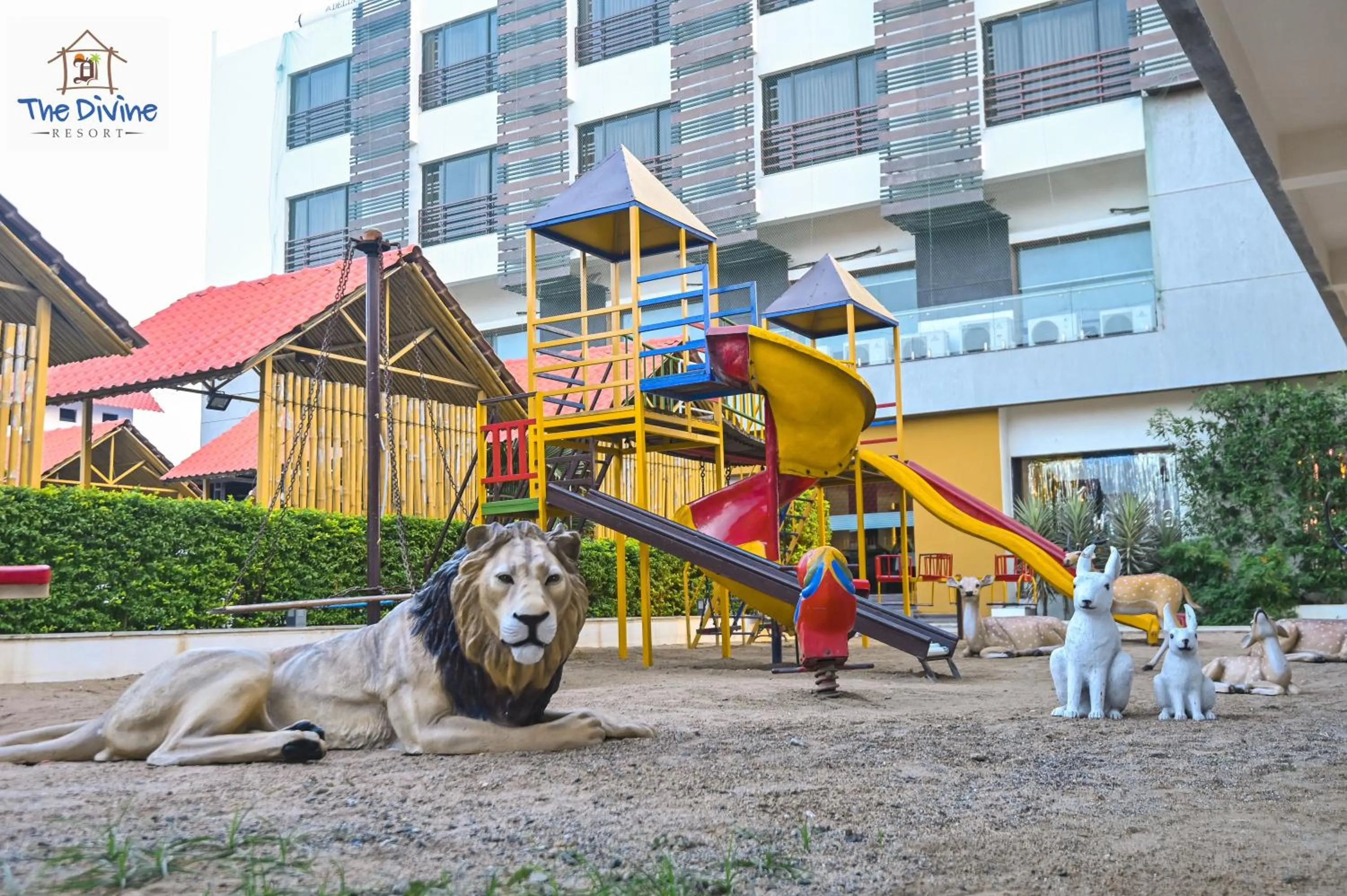 Children play ground in The Divine Resort Somnath