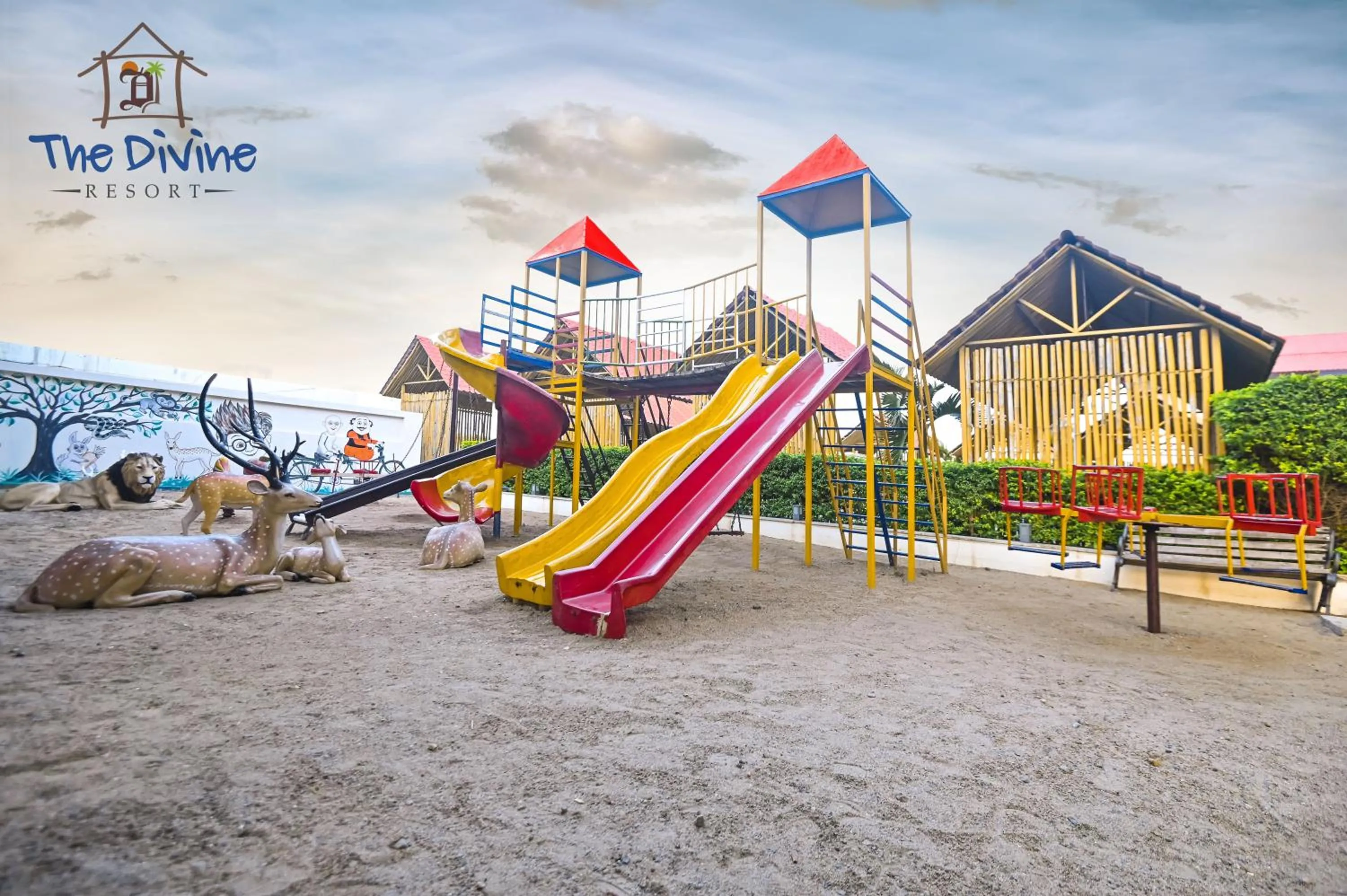 Children play ground in The Divine Resort Somnath