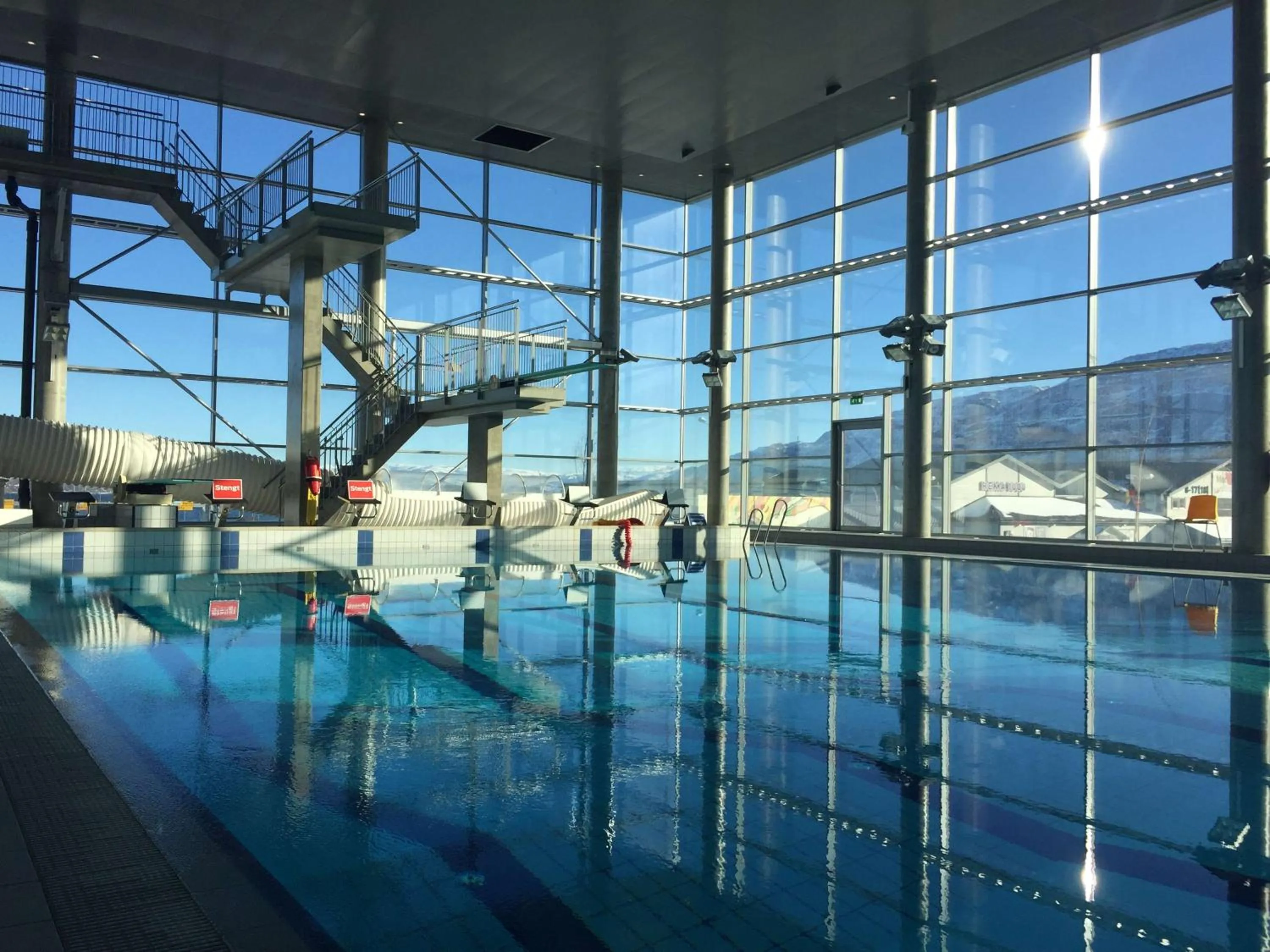 Pool view in Scandic Syv Søstre