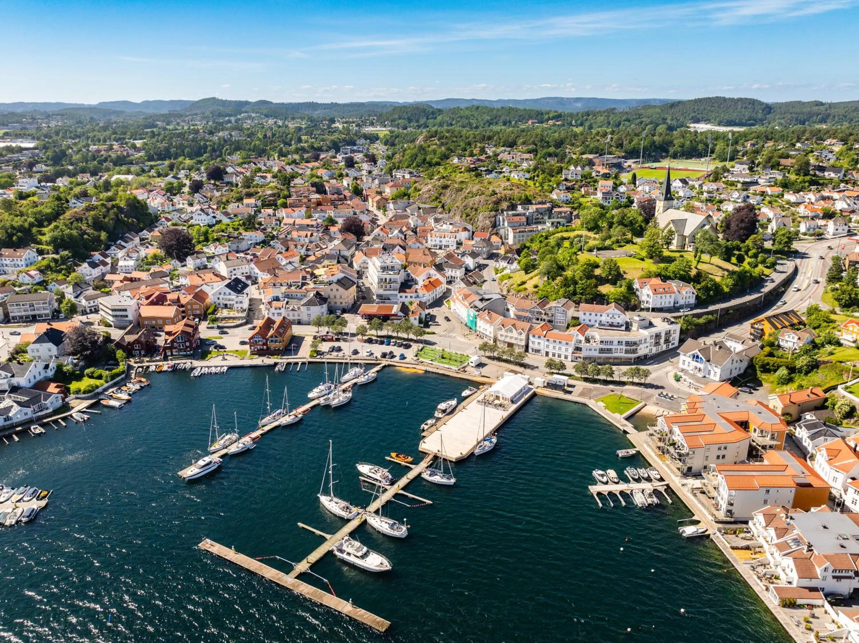 City view in Scandic Grimstad