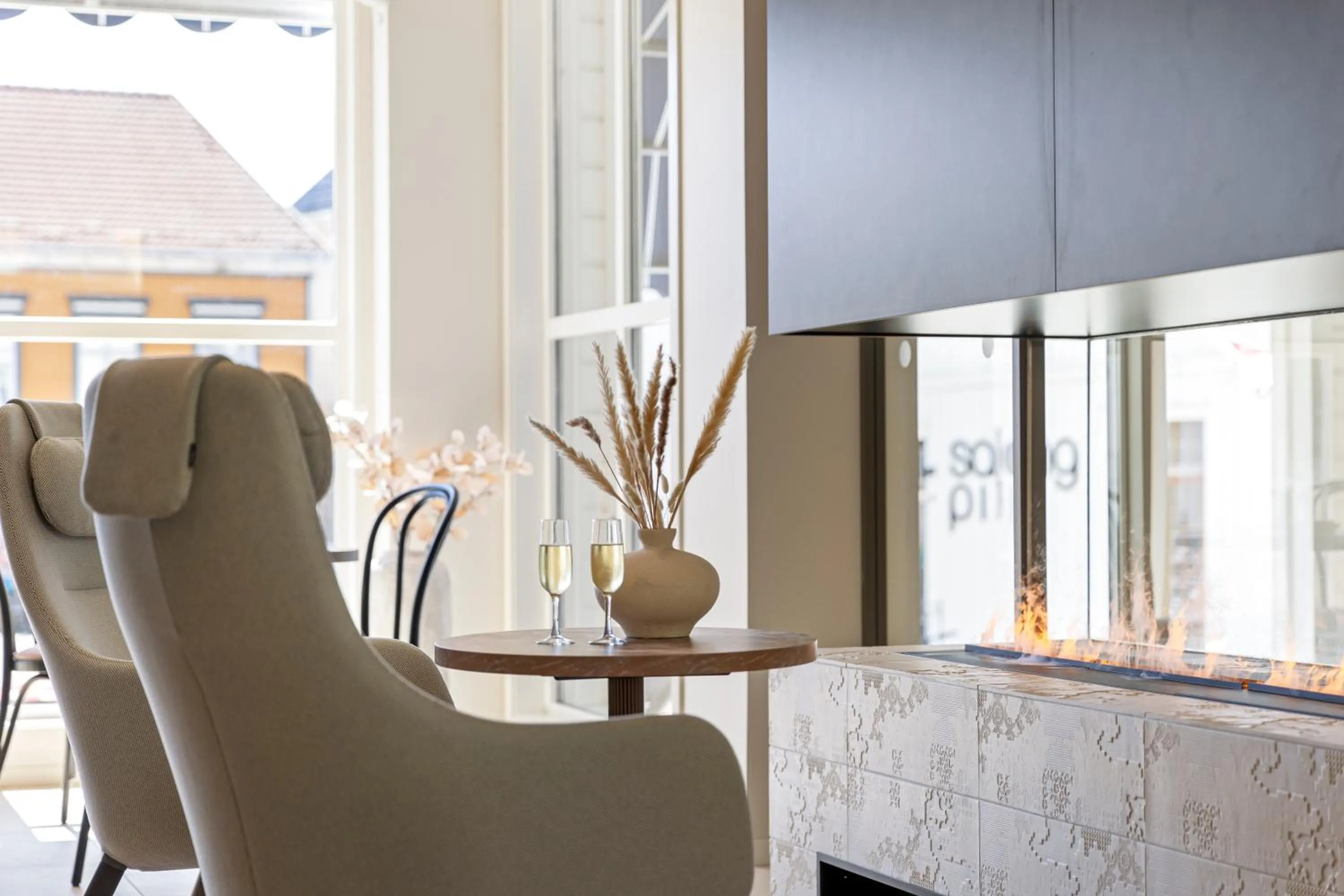 Lobby or reception in Scandic Grimstad