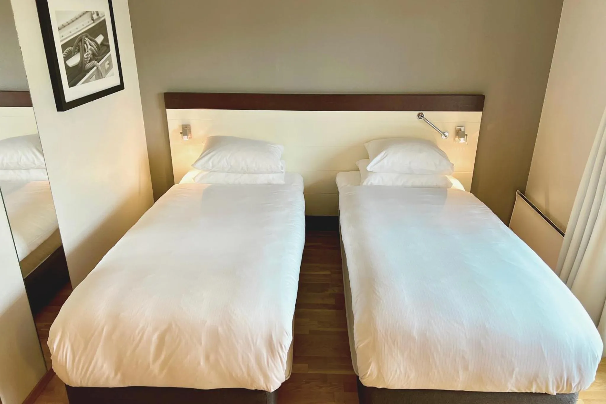 Bed in Havna Tjøme Hotel