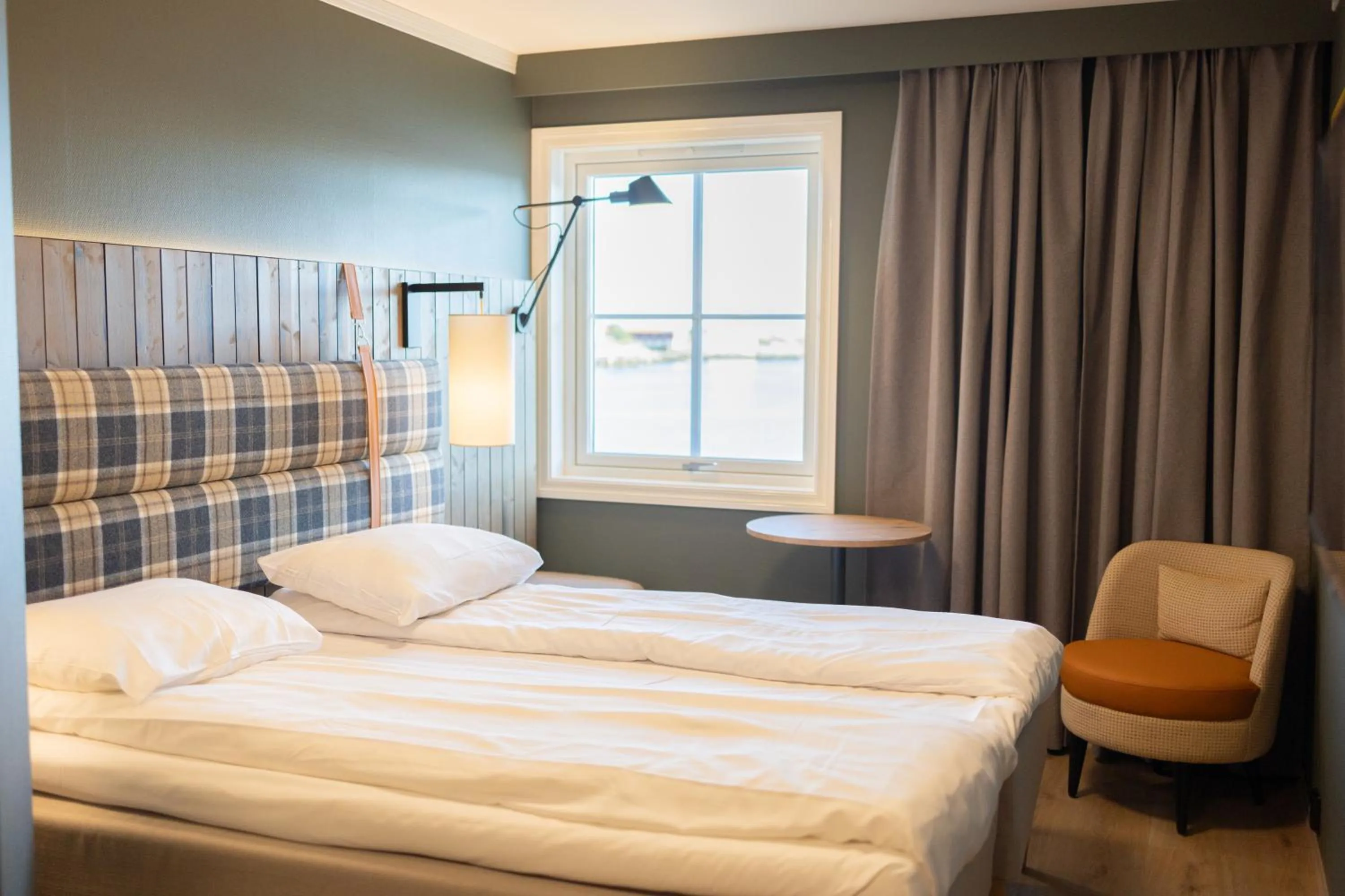 Bedroom, Bed in Scandic Svolvær