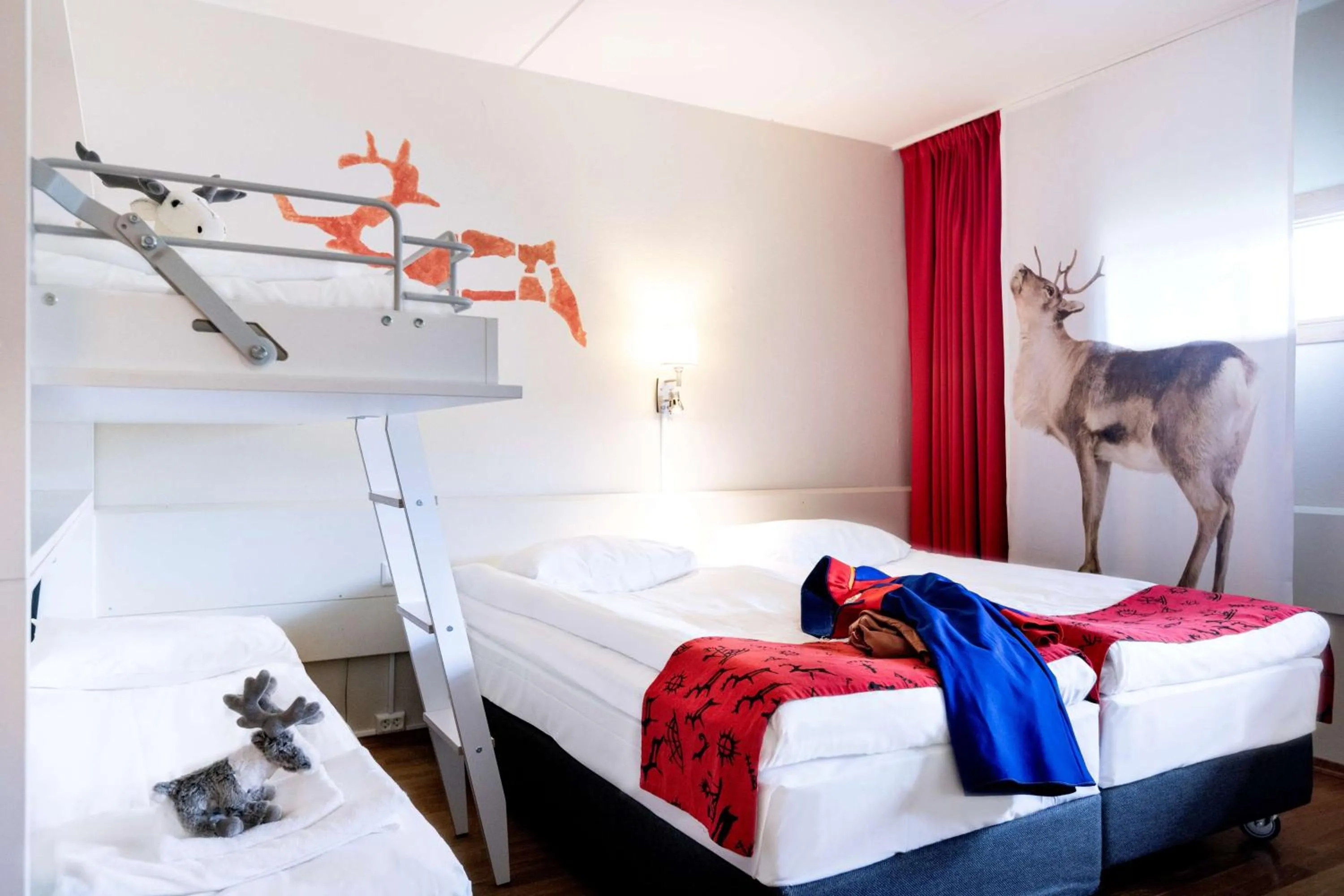 Bedroom, Bed in Scandic Karasjok