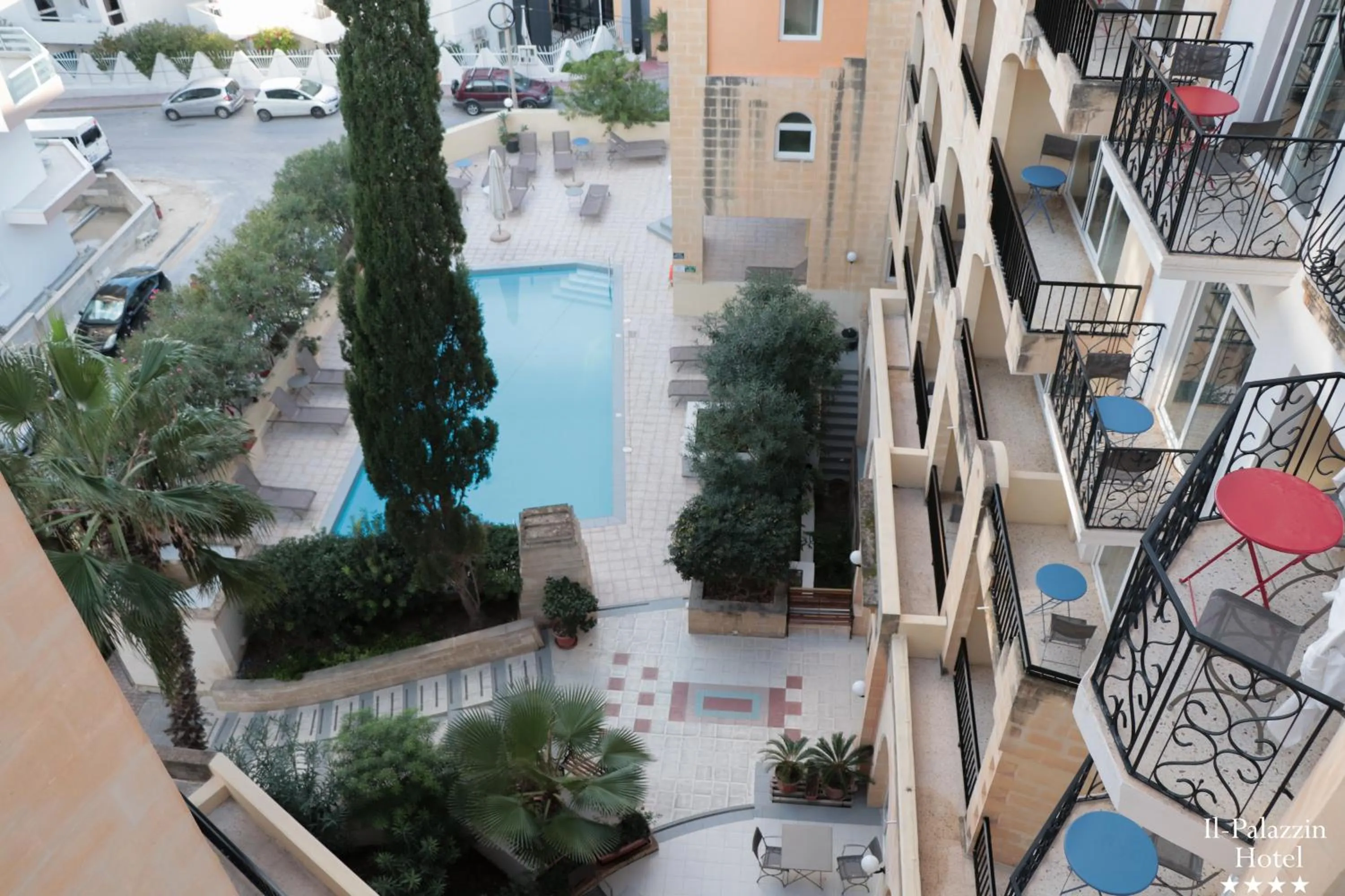 Decorative detail in Il Palazzin Hotel