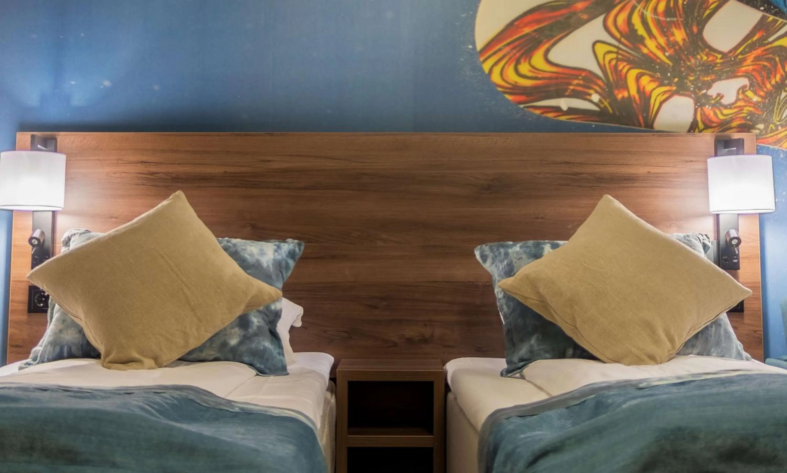 Bedroom, Bed in Scandic Lillehammer Hotel