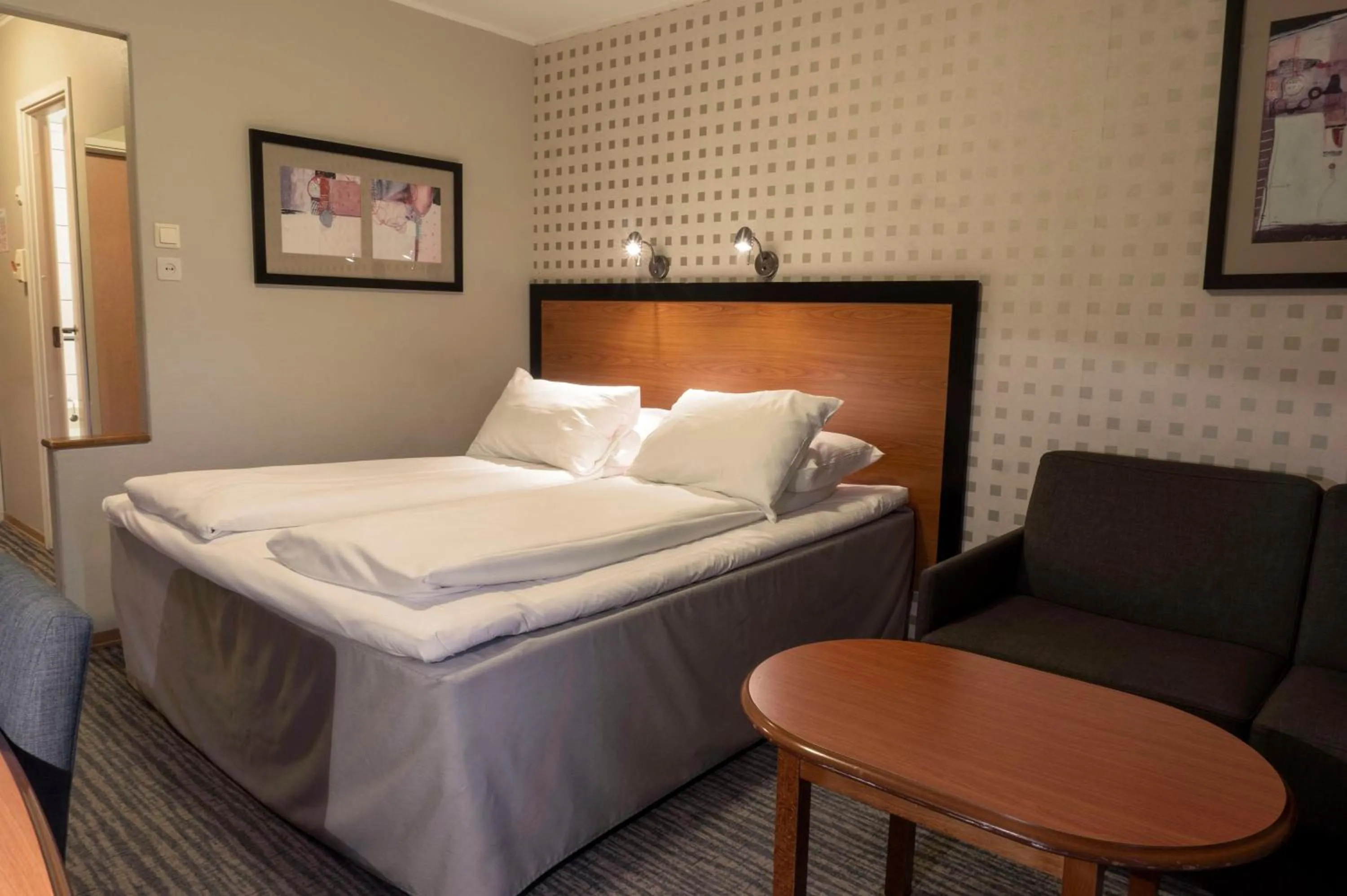 Bedroom, Bed in Scandic Lillehammer Hotel