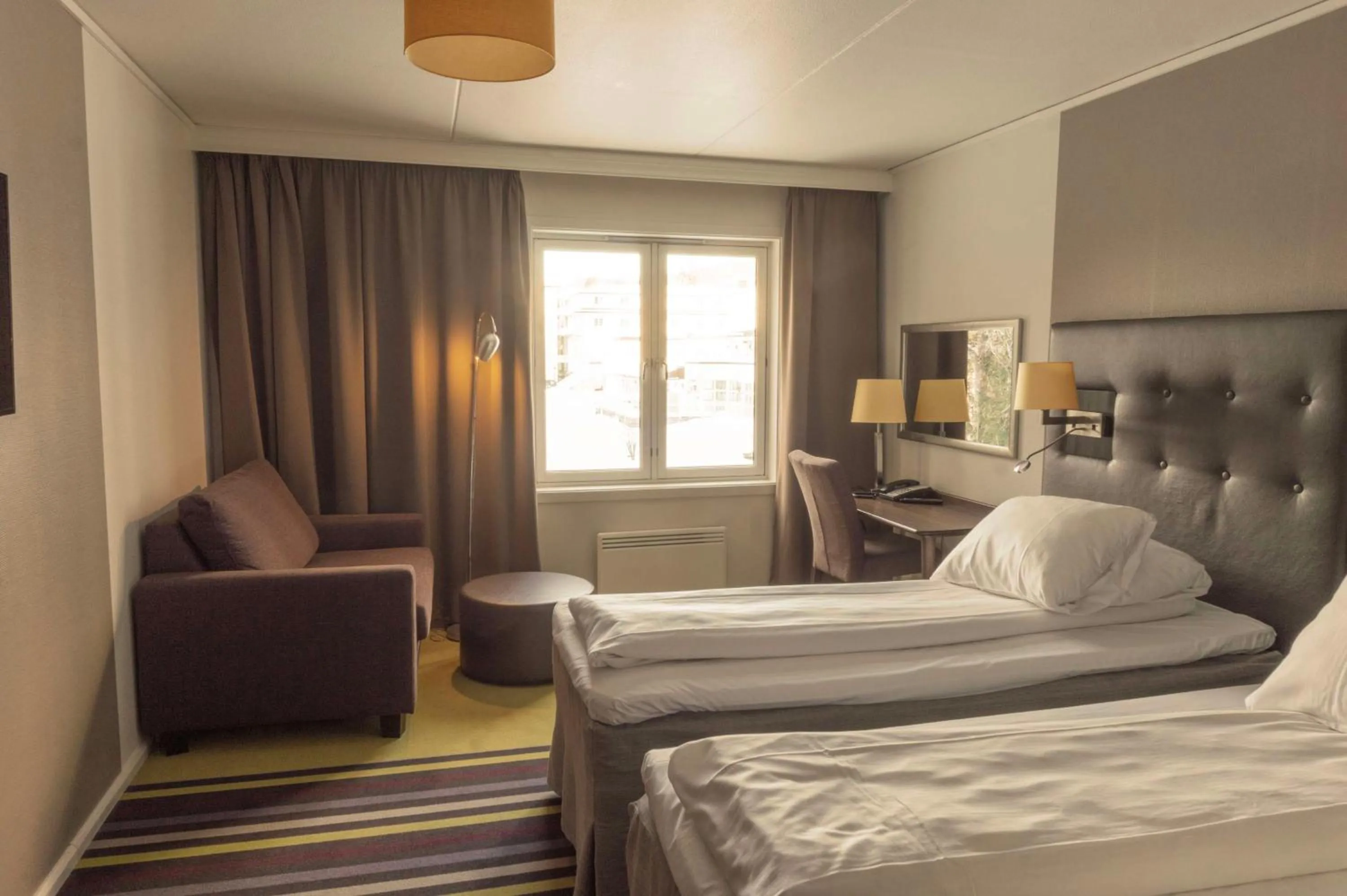 Bedroom, Bed in Scandic Lillehammer Hotel