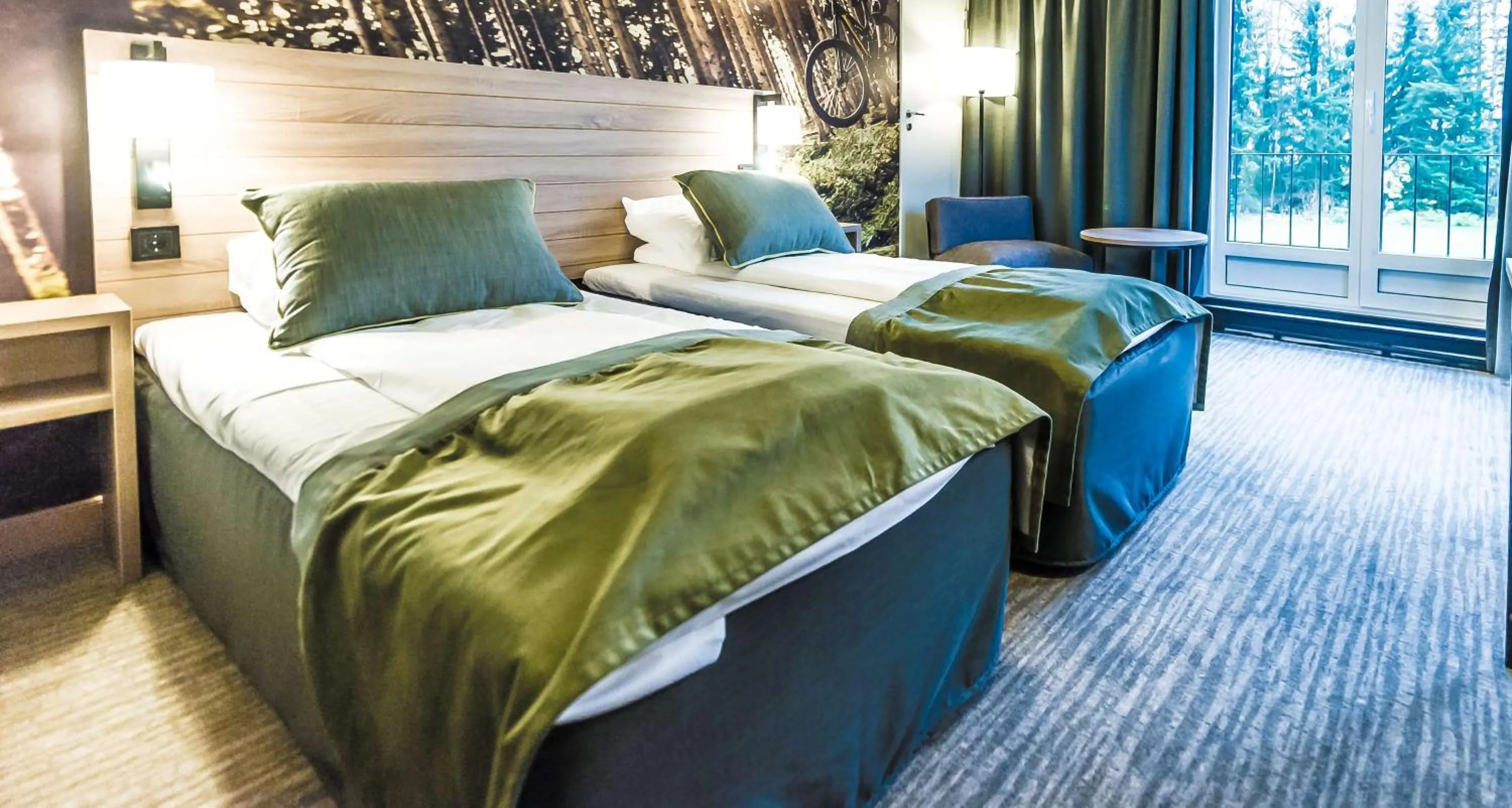 Bedroom, Bed in Scandic Lillehammer Hotel