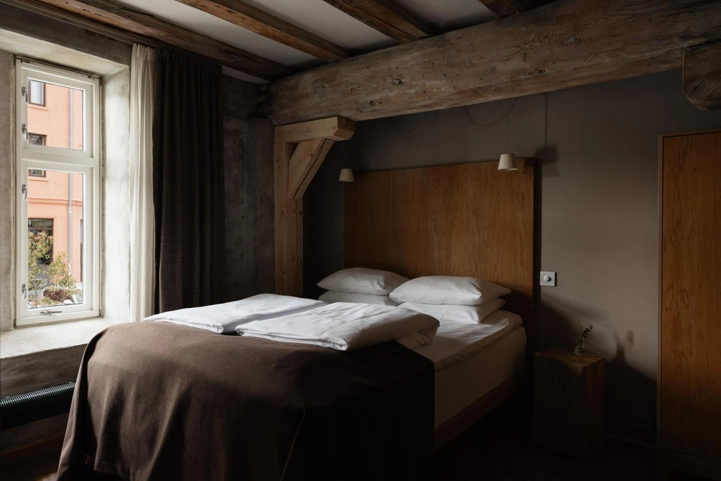 Bed in Hotel Brosundet