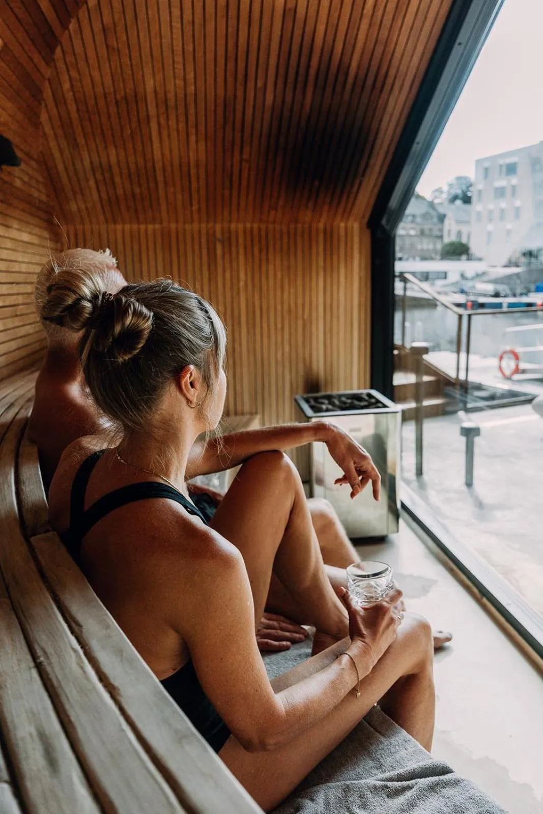 Sauna in Hotel Brosundet