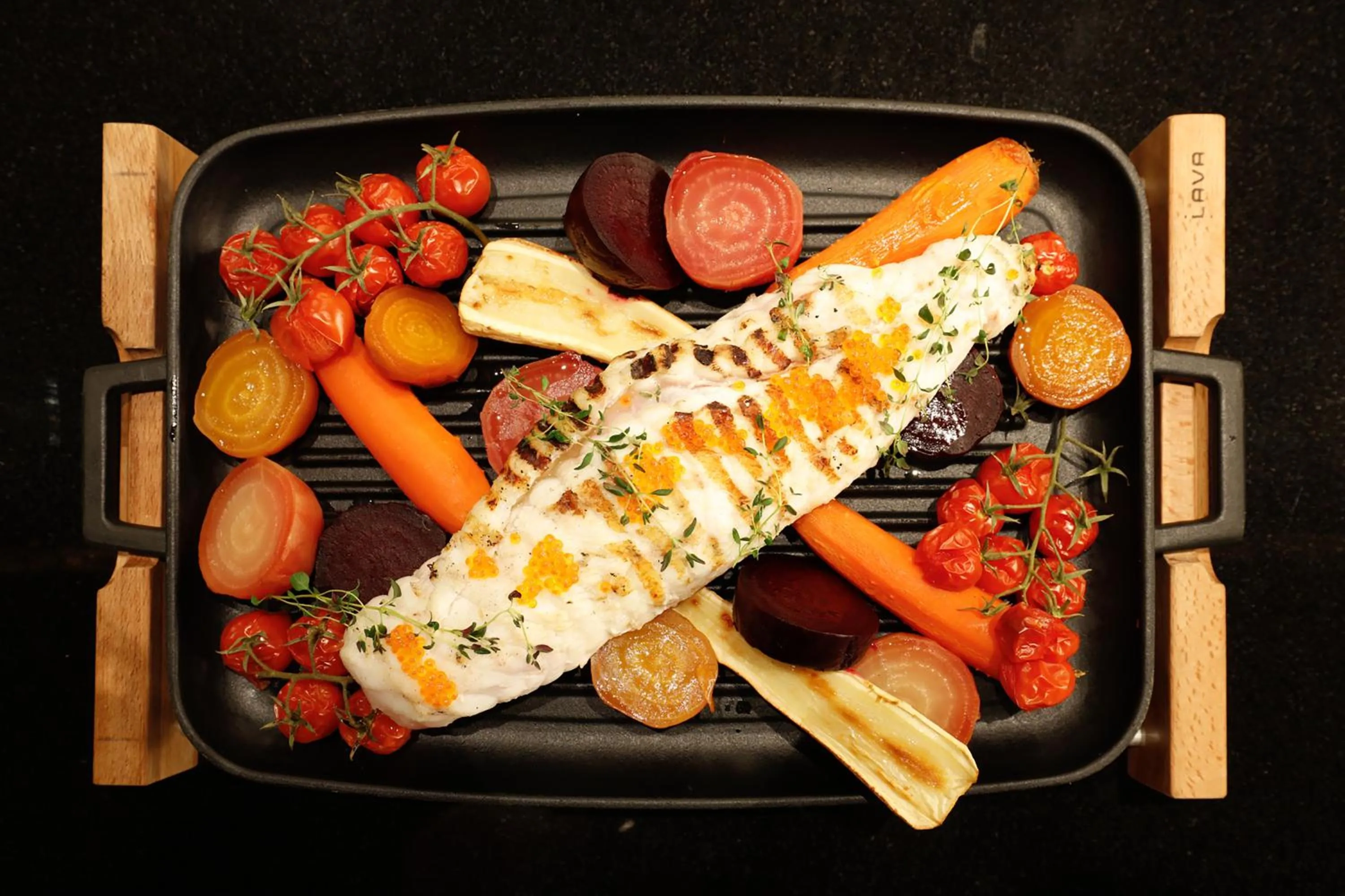 Food close-up in Thon Hotel Lofoten