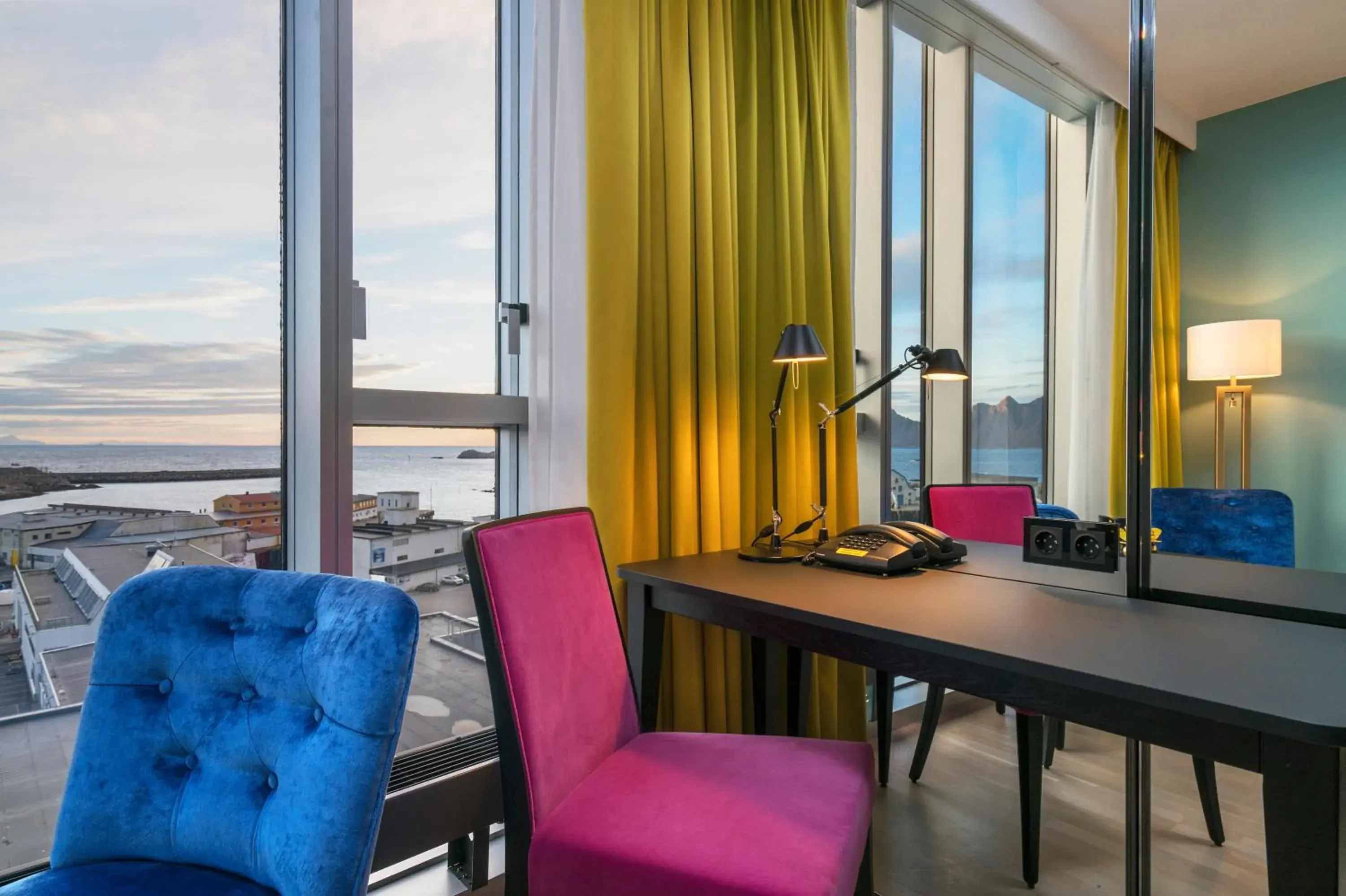 Superior Double Room in Thon Hotel Lofoten Superior Double Room in Thon Hotel Lofoten